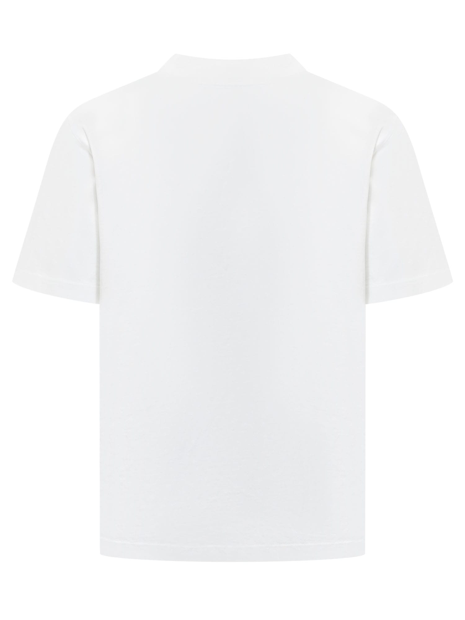 Shop Casablanca Maison Printed T-shirt In White Jersey Maison De Reve