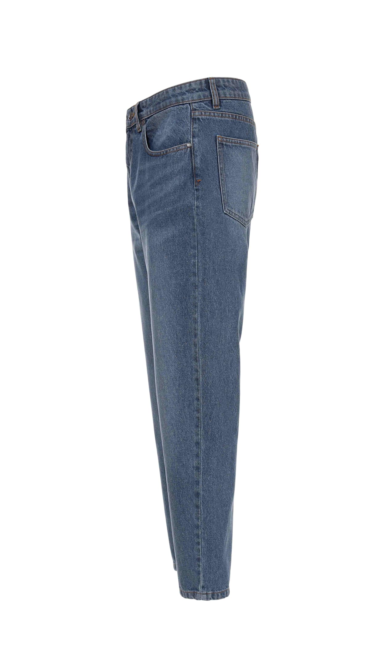 Just Cavalli Logo-embroidered Jeans In Blue