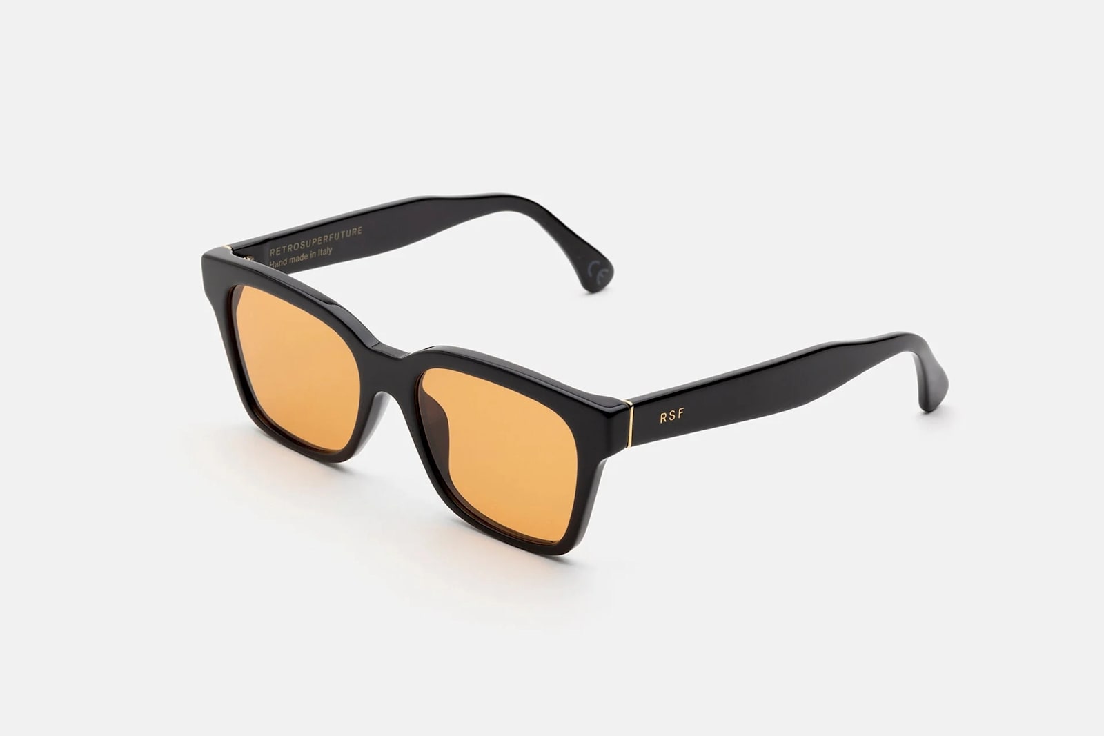 Retrosuperfuture America Refined Bold Square Frame Sunglasses In Brown