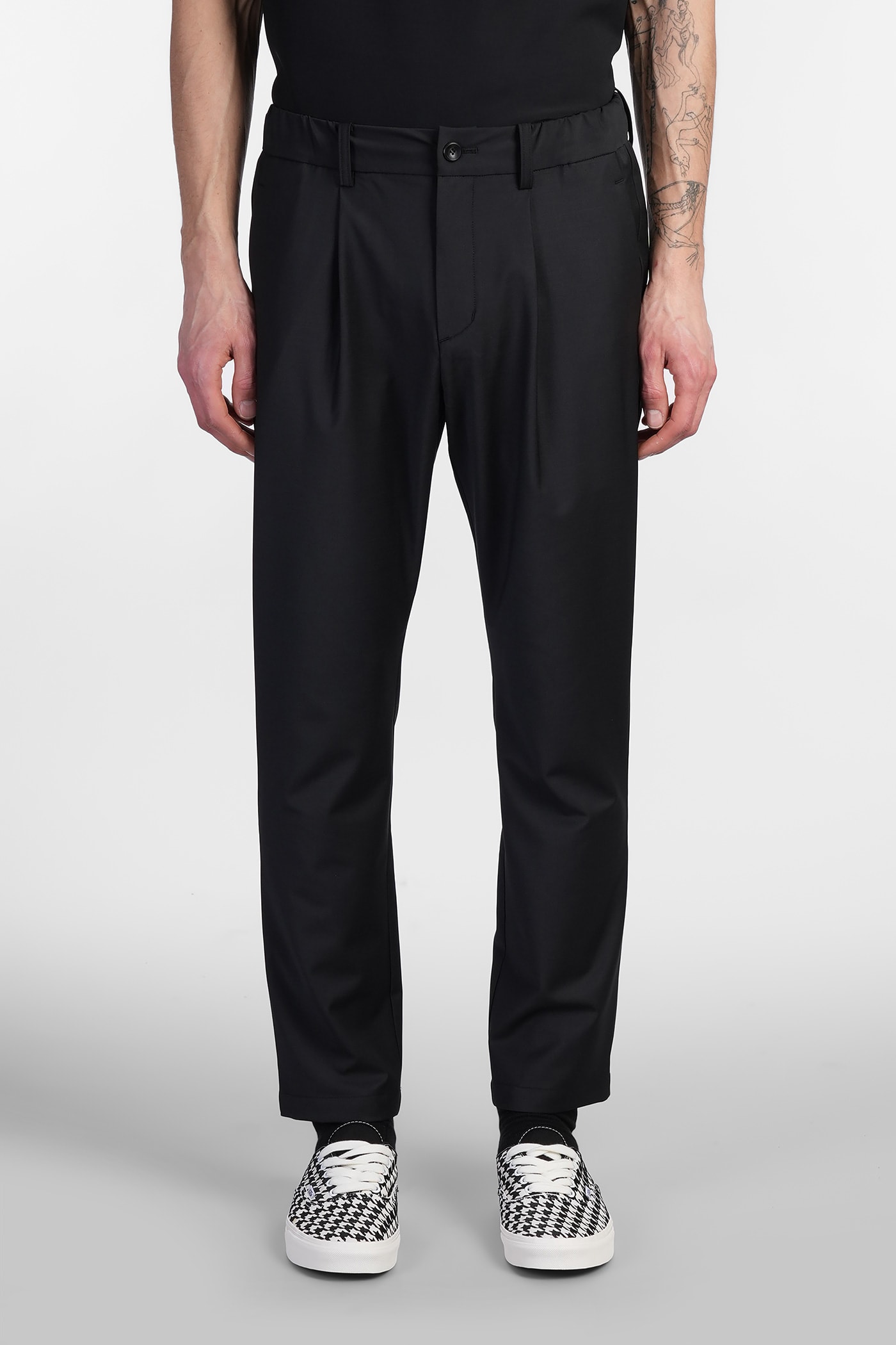 Pants In Black Polyester
