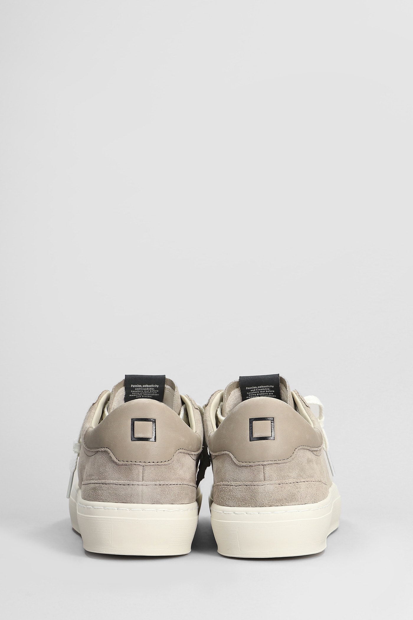 Shop Date Sonica Sneakers In Taupe Suede