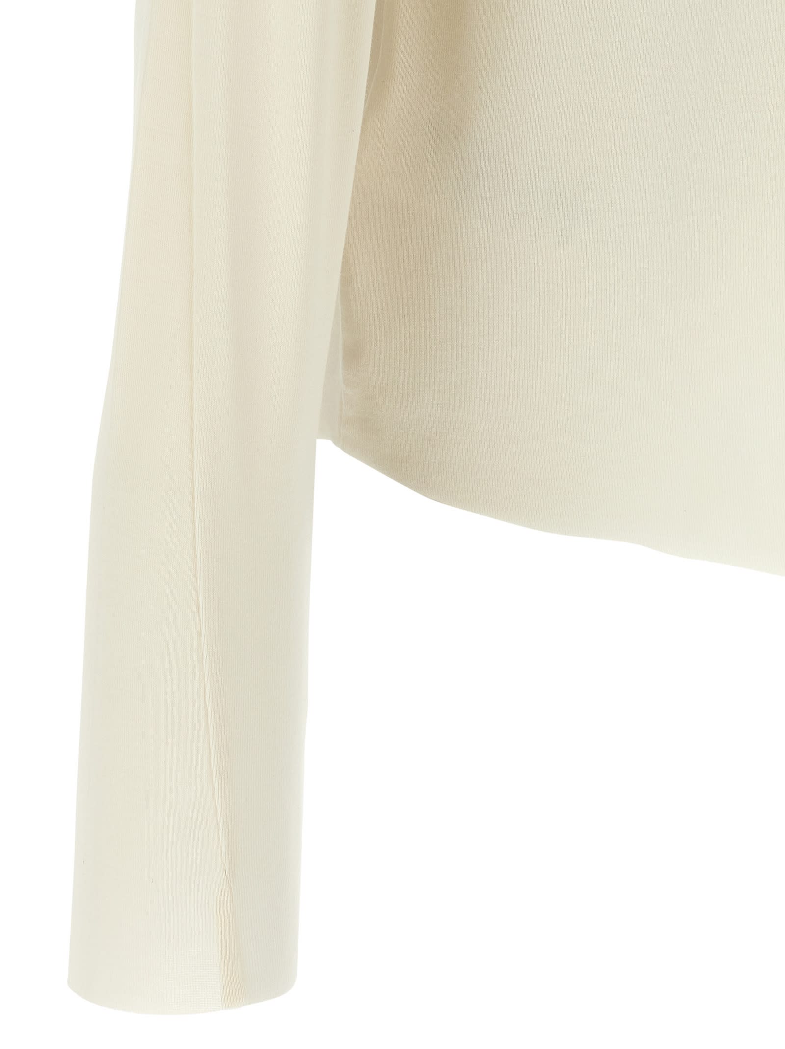 Thom Krom Off White Long Sleeve T-shirt In White