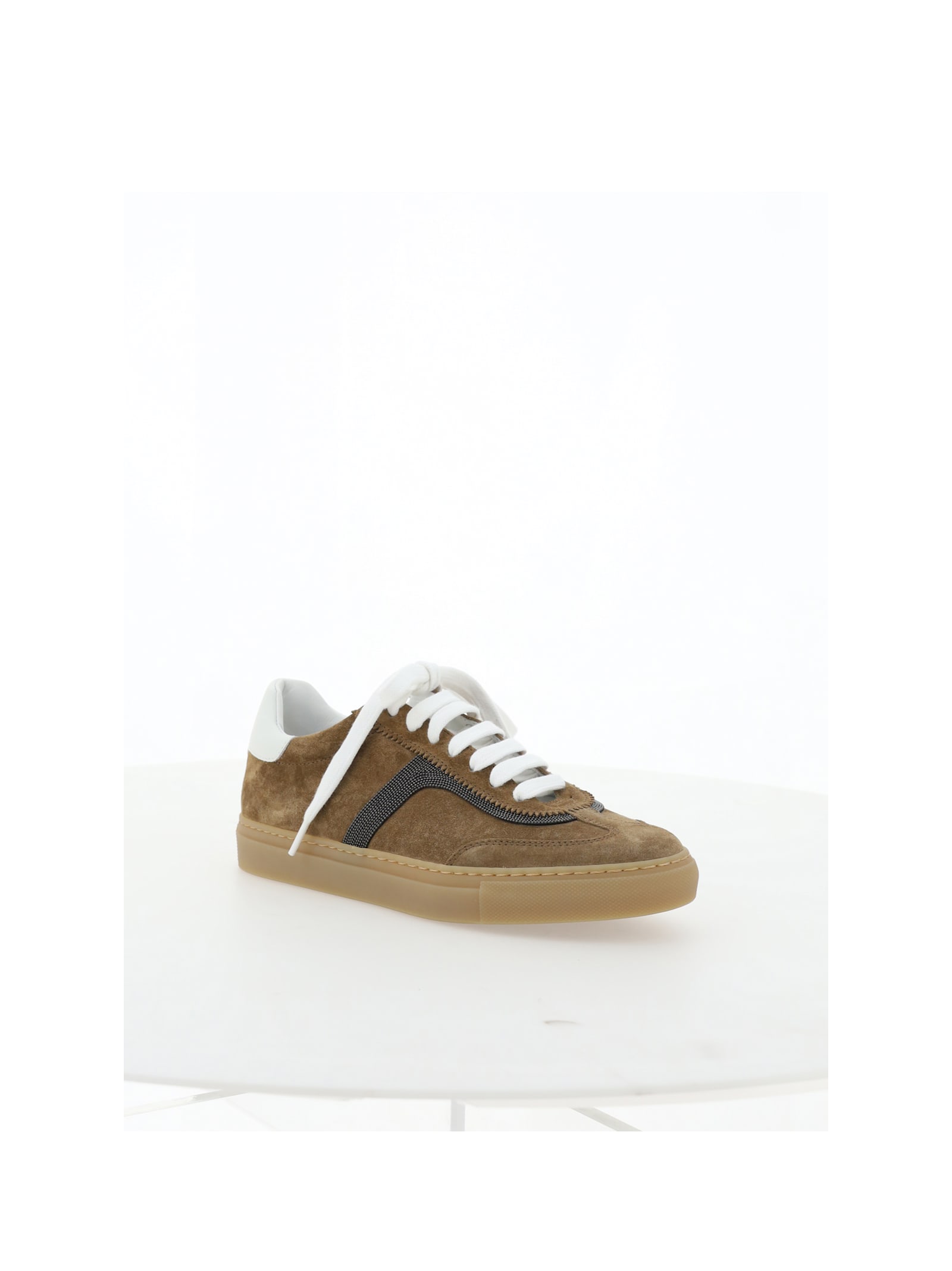Brunello Cucinelli Sneakers In Sesamo