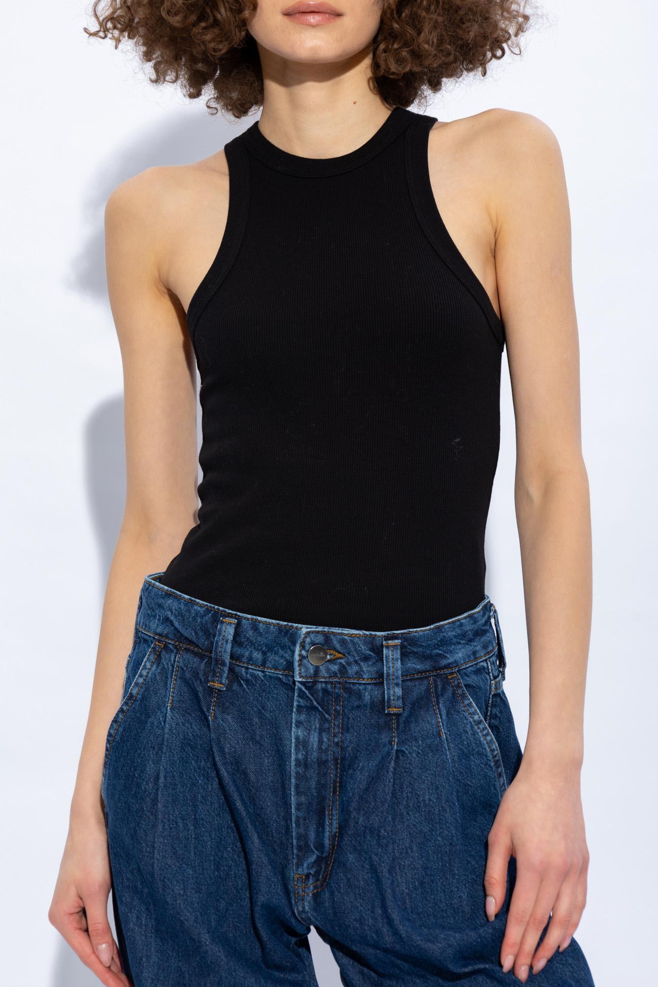 Anine Bing Va Tank Top In Black