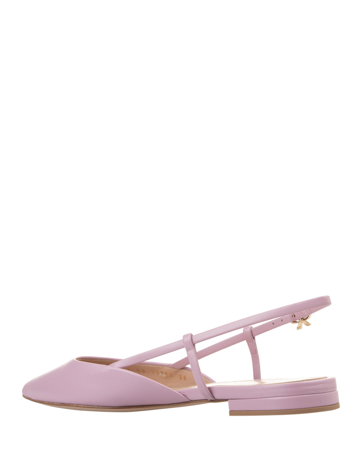 Shop Gianvito Rossi Ascent 05 Slingbacks In Mauve Pink Nappa Leather