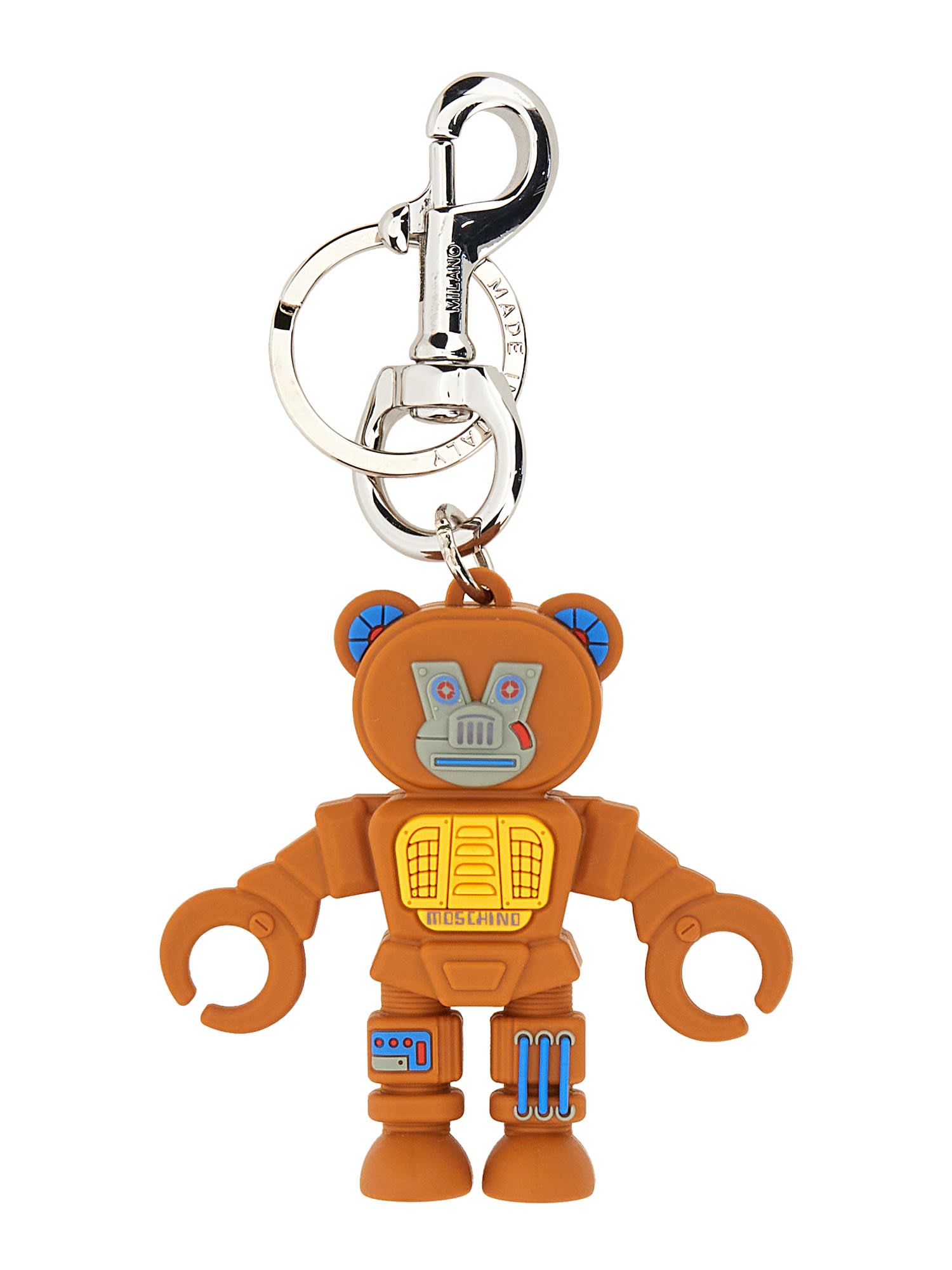 Moschino Robot Bear Keychain