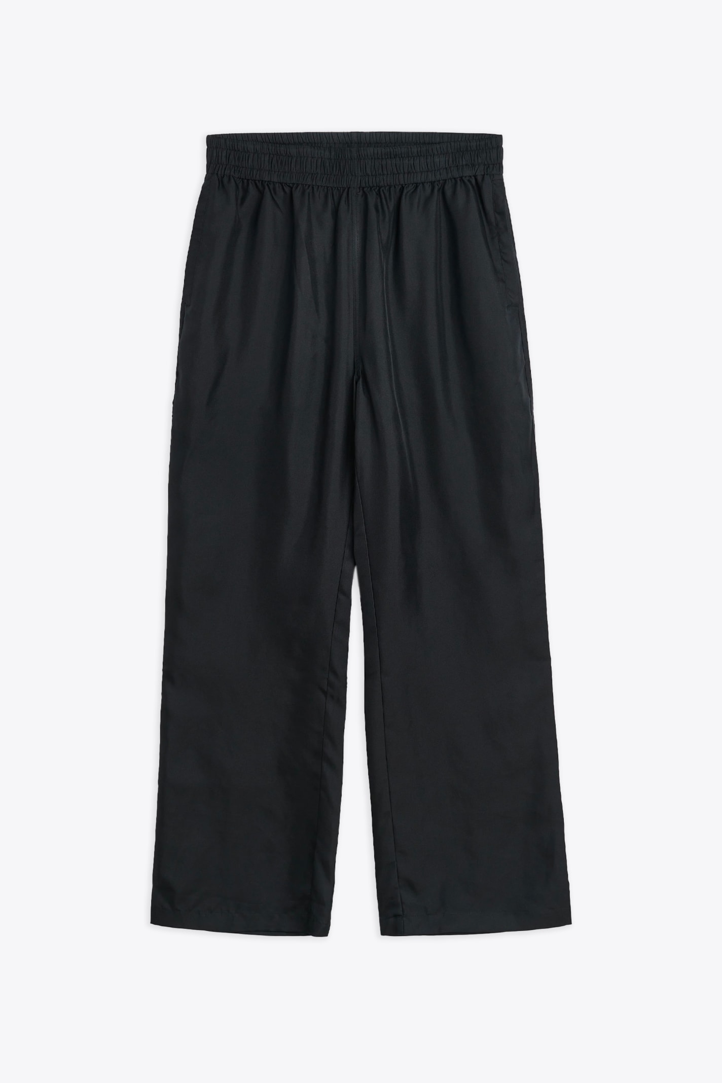 #4133 Black silk pant with elasticated waistband - Silk Pant