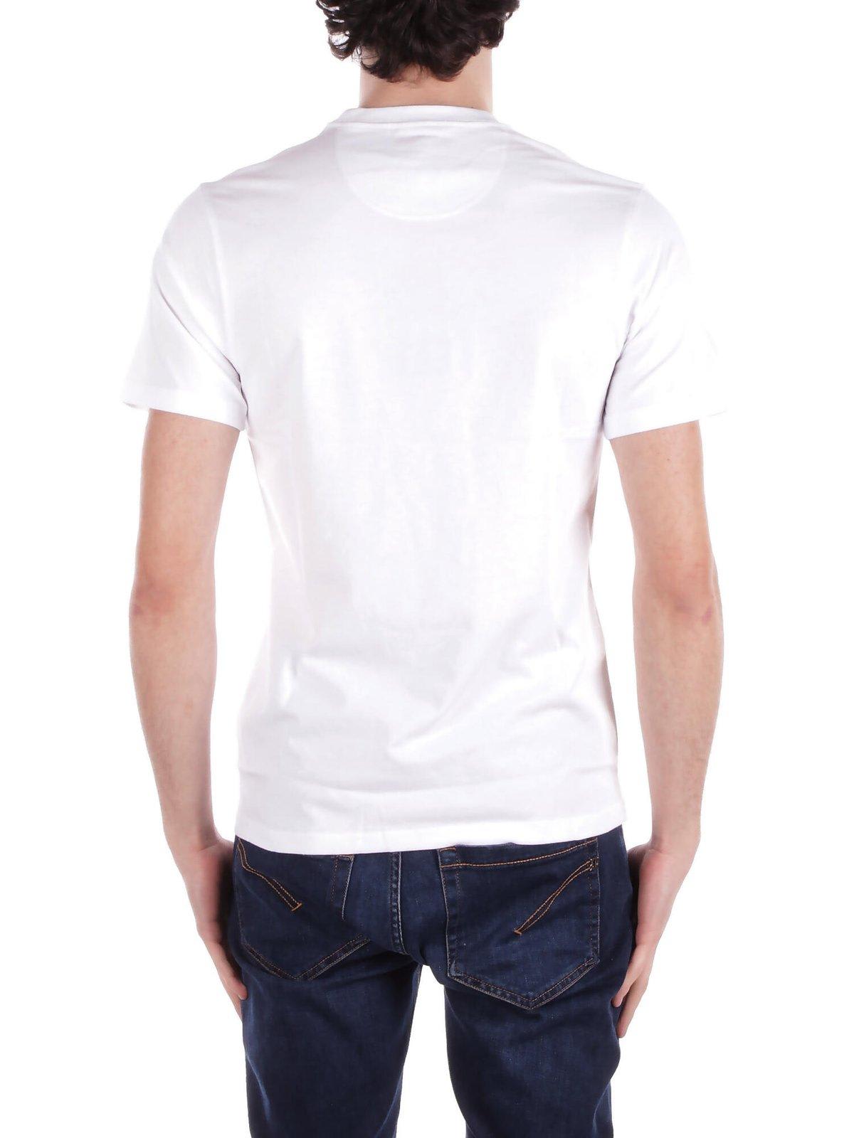 BARBOUR LOGO PRINTED CREWNECK T-SHIRT