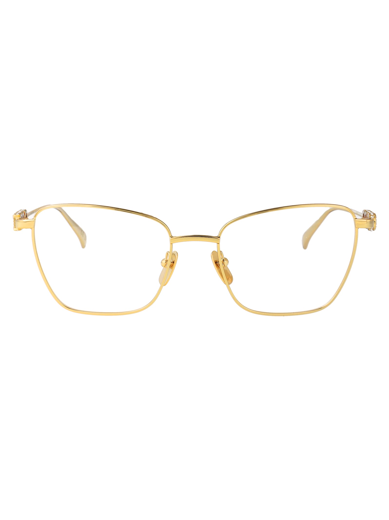 Gucci Gg1807o Glasses In Gold