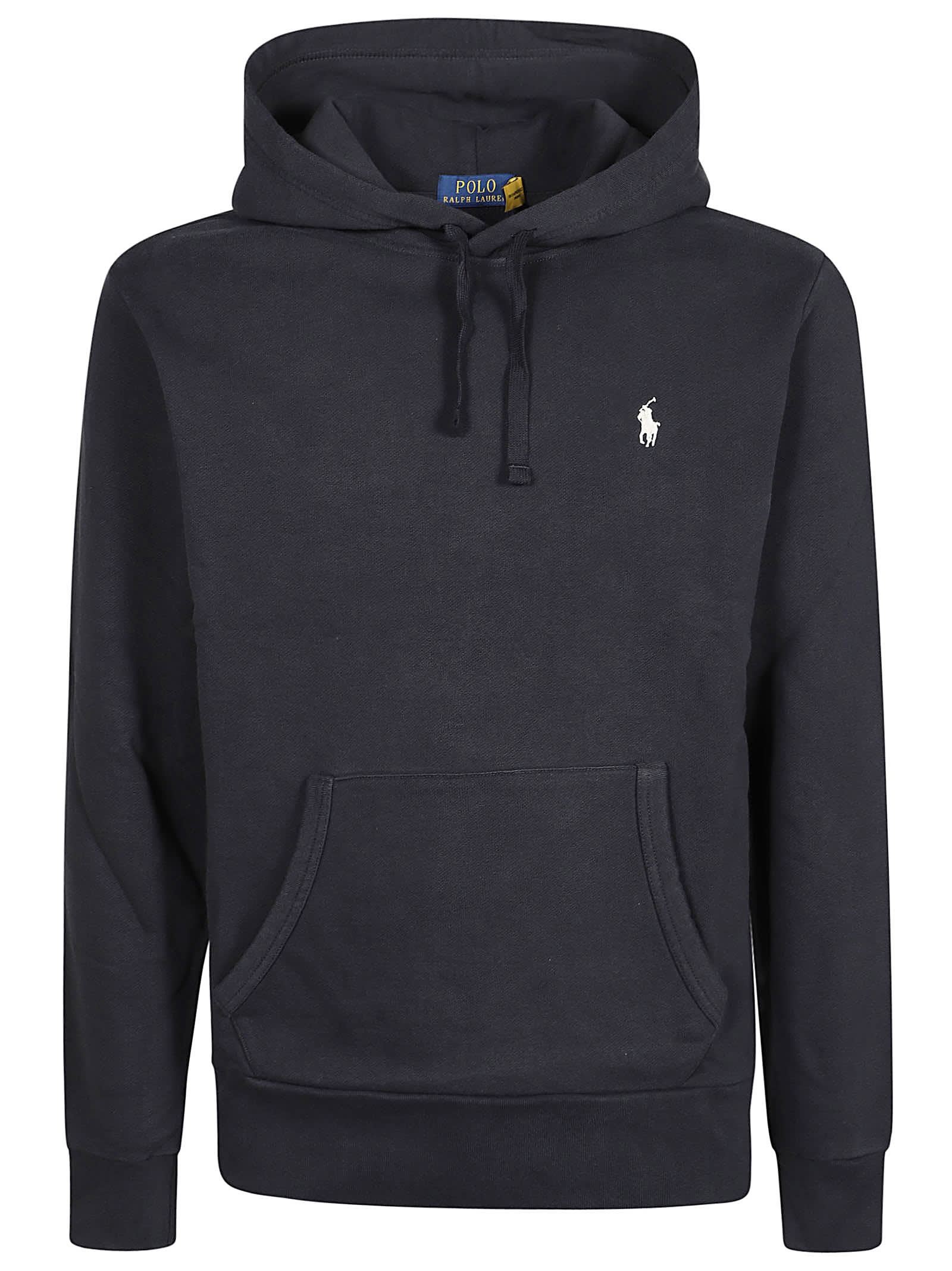 Shop Polo Ralph Lauren Terry Sweatshirt In Black