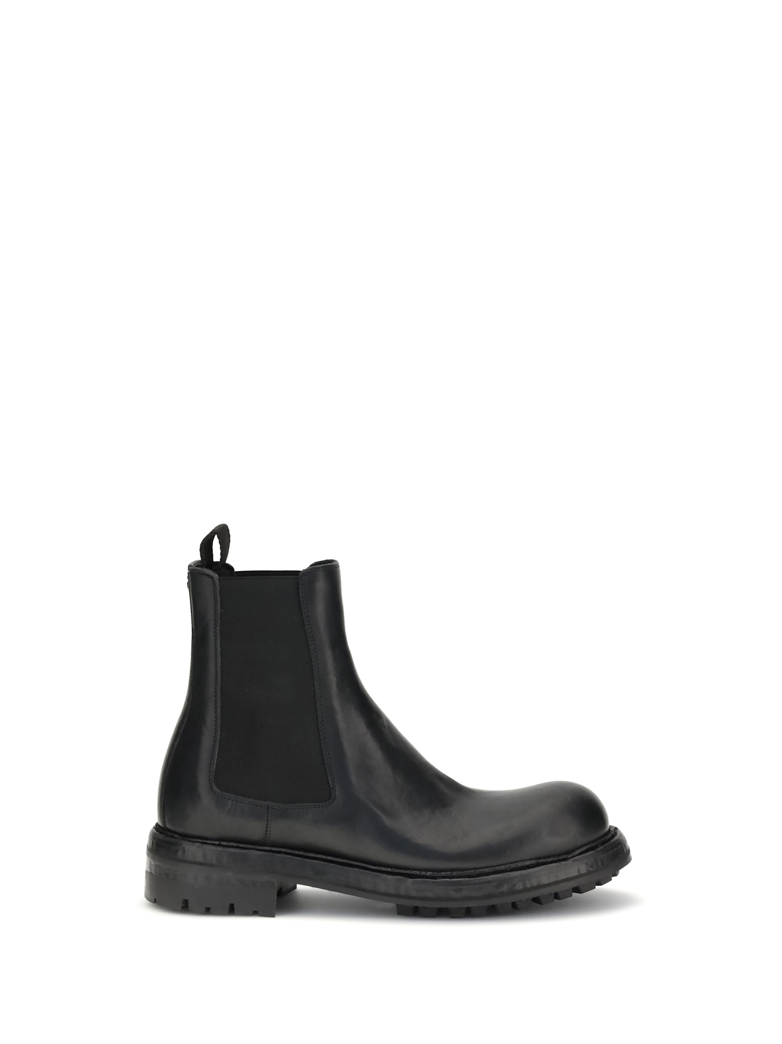 Dolce & Gabbana Ankle Boots In Black