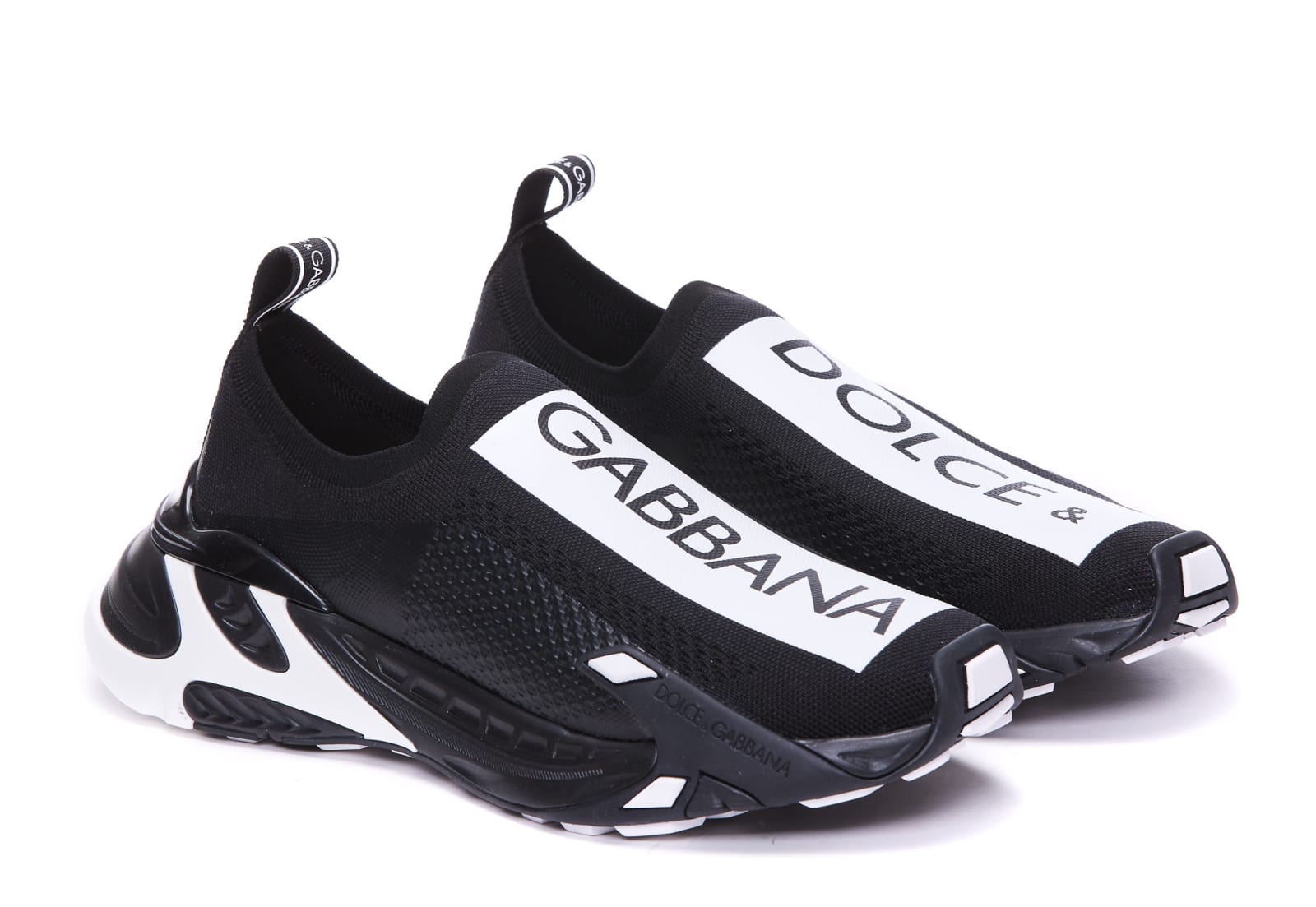 Shop Dolce & Gabbana Fast Sneakers In Black