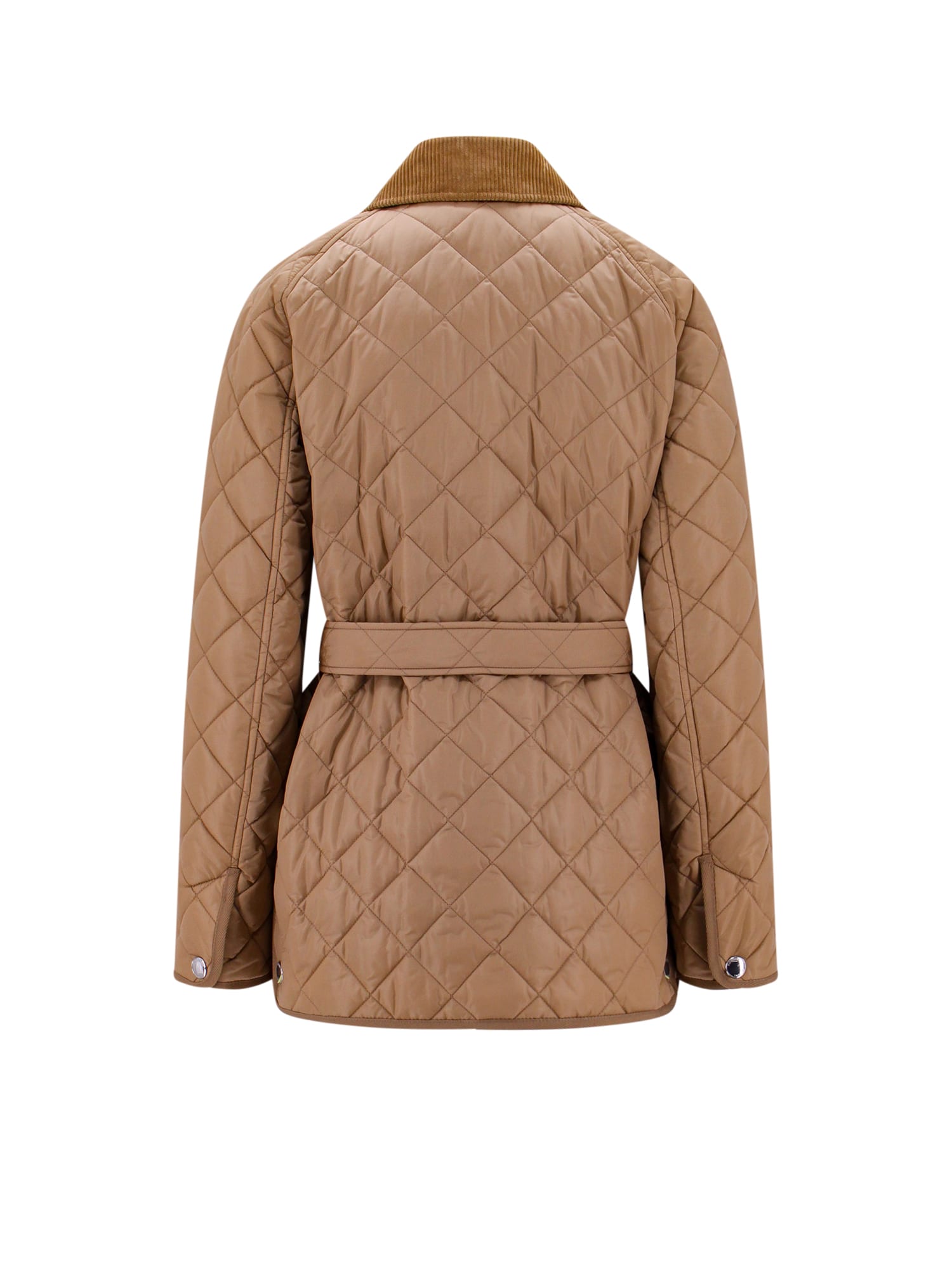 Burberry Quilted Jacket With Belt Pen