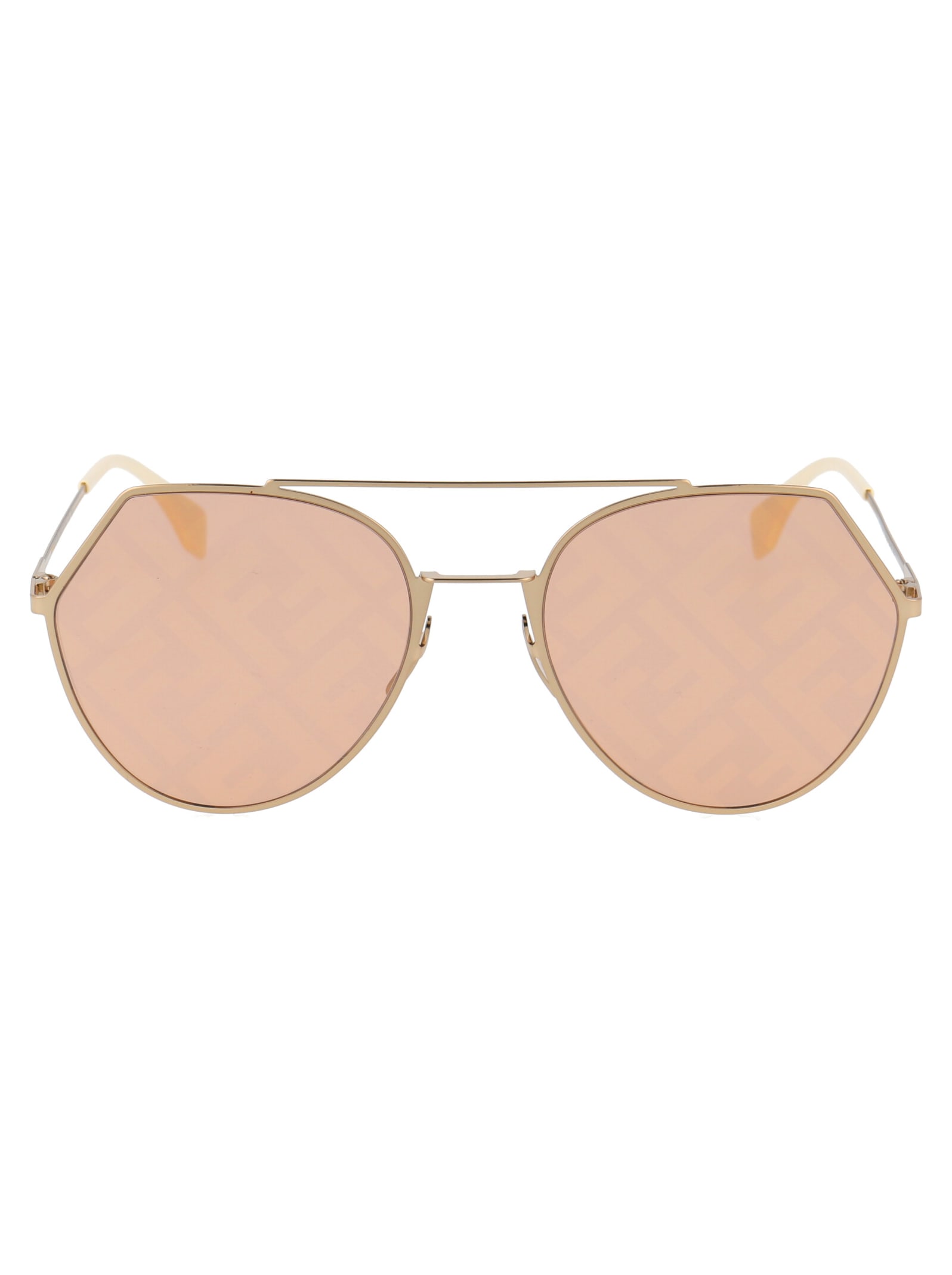 Fendi Ff 0194/s Sunglasses In 84eeb Gd Beige G