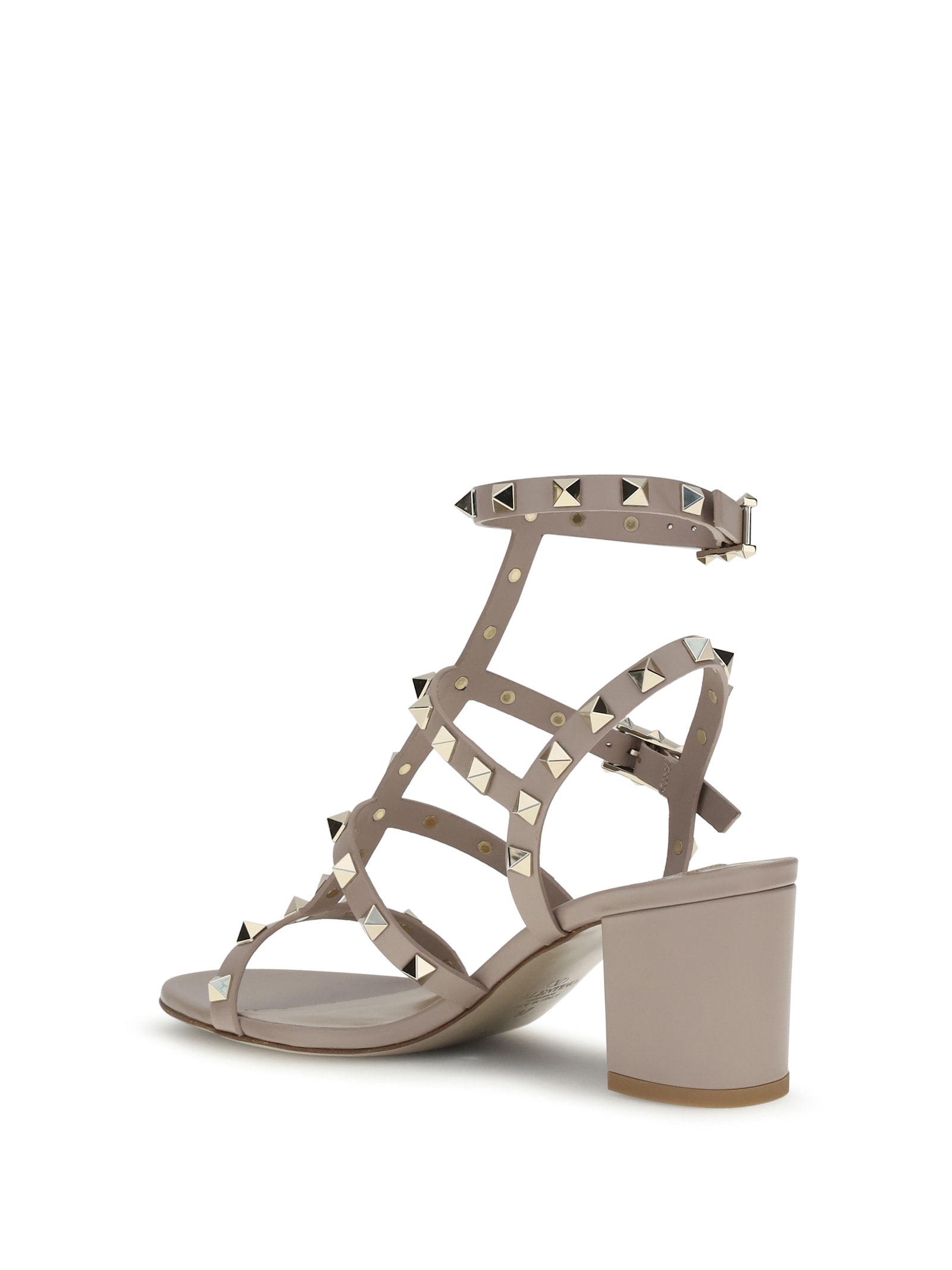 Valentino Rockstud Sandals In Multi