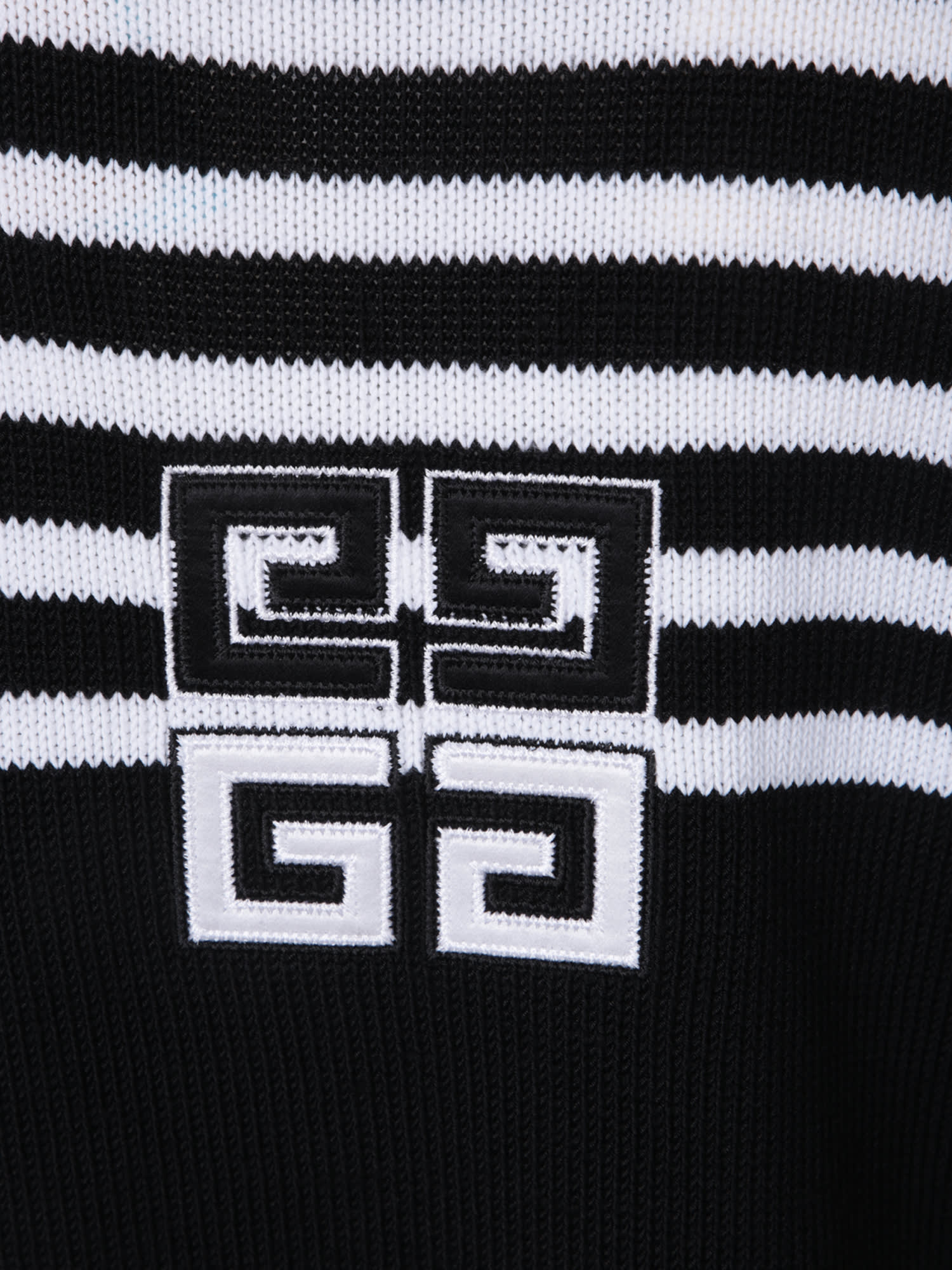 Shop Givenchy Striped Black/white Cardigan