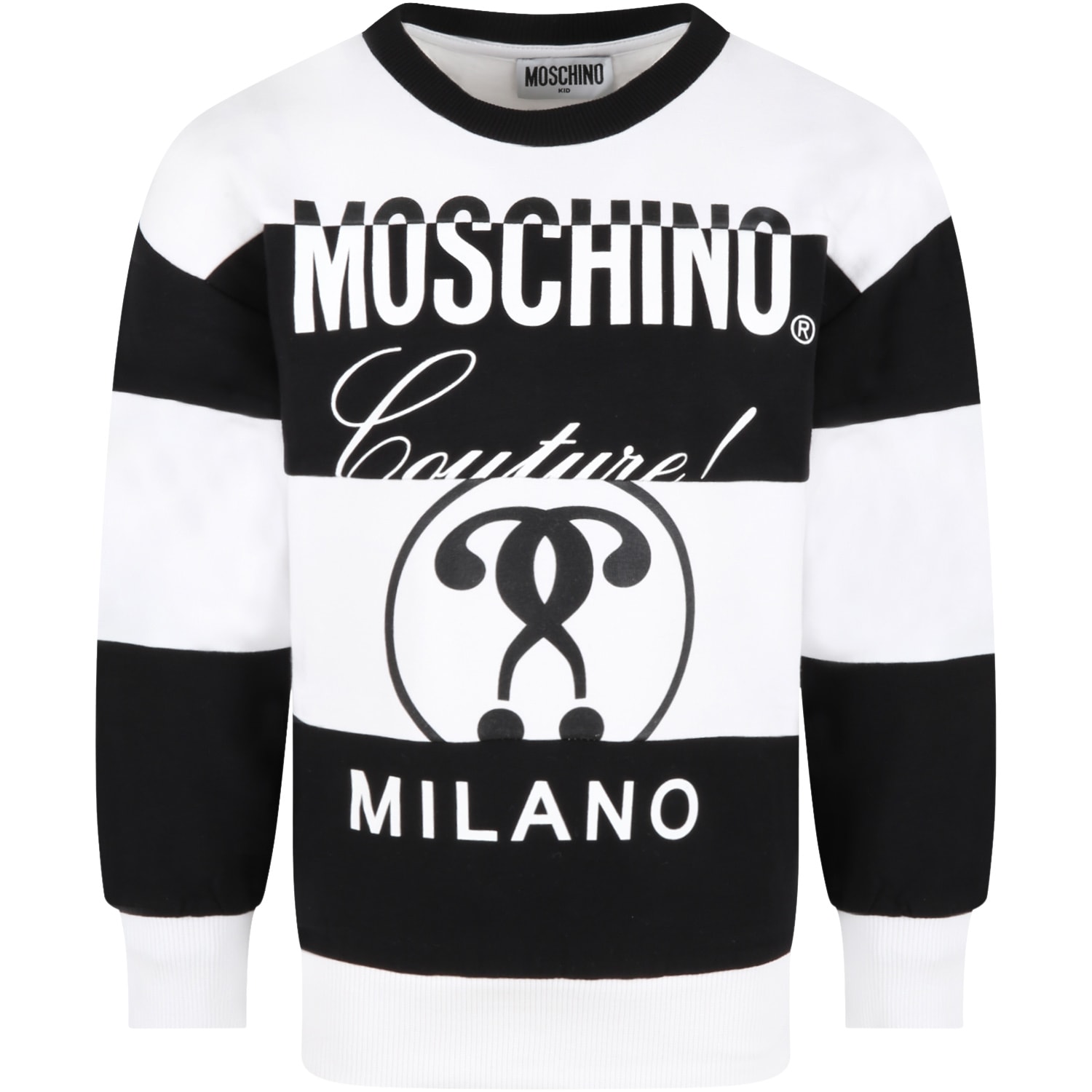 Moschino Multicolor Sweatshirt For Kids With Logo