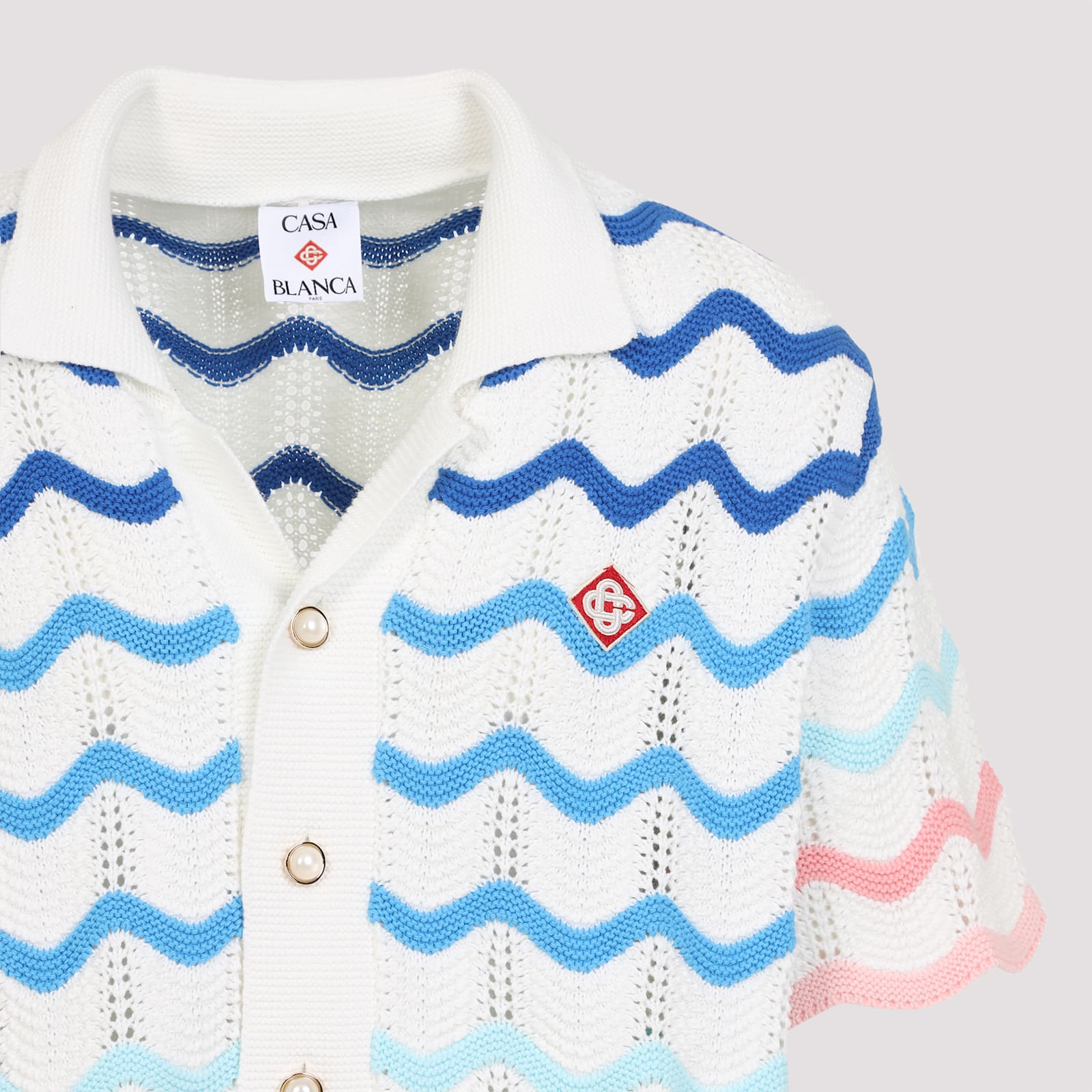 Casablanca Wave Shirt In Multi
