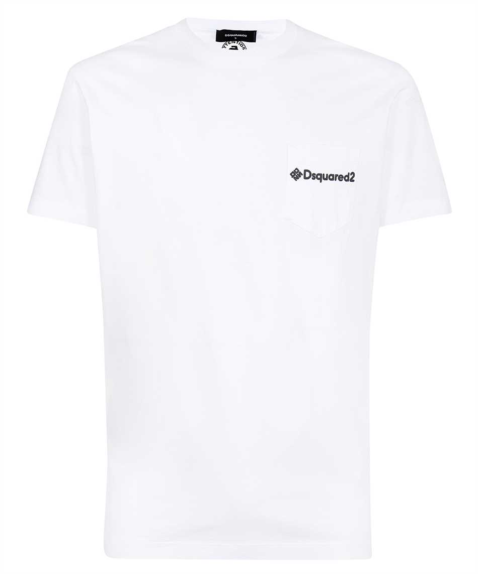 Shop Dsquared2 Cotton Crew-neck T-shirt In White
