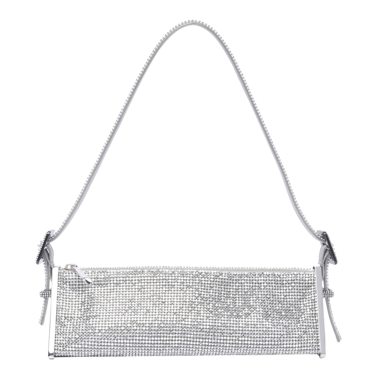 Shop Benedetta Bruzziches Joy Shoulder Bag In Silver