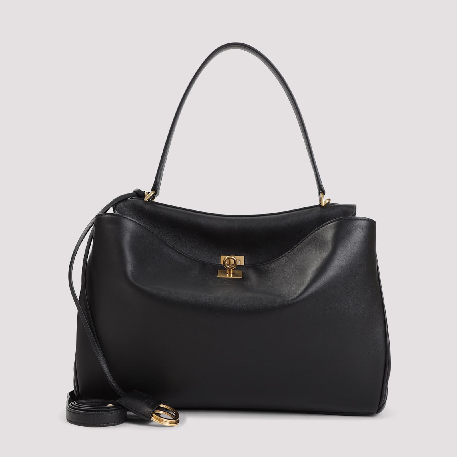 Balenciaga Rodeo Top Handle M Handbag In Black