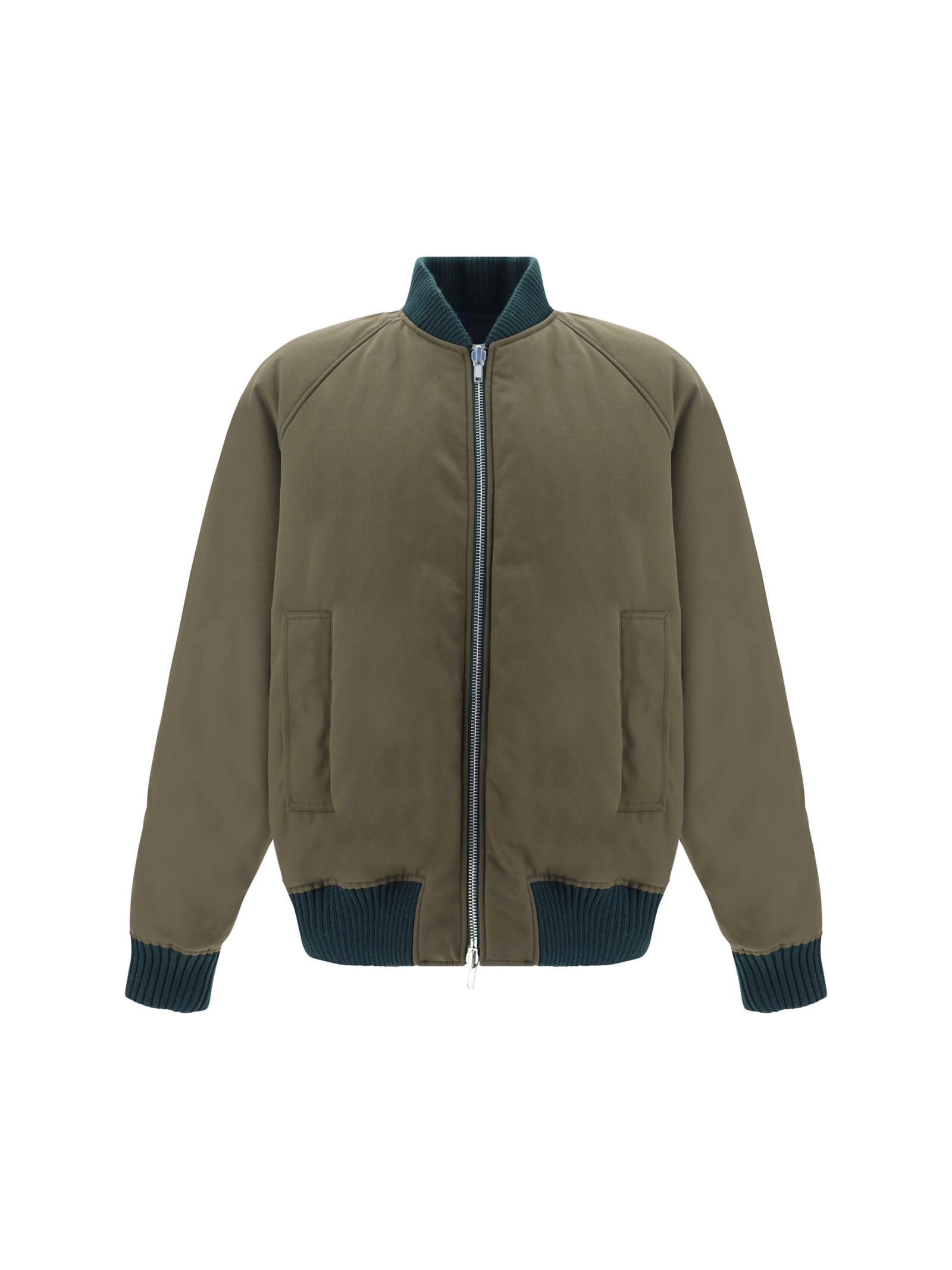 Shop Burberry Bomber Jacket In Multicolour