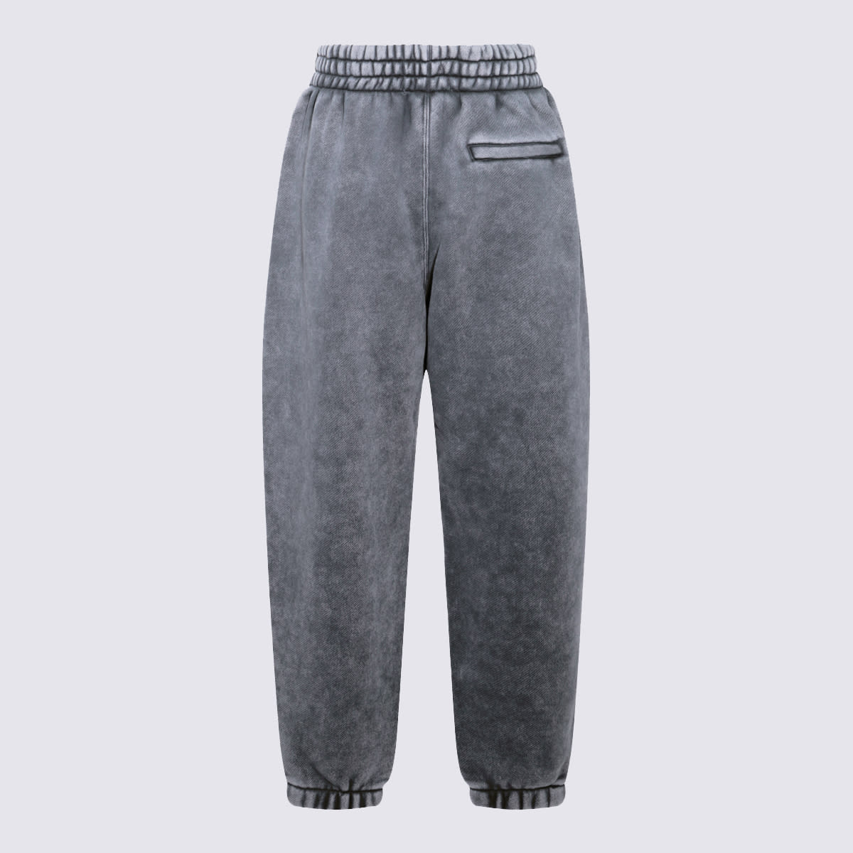 Alexander Wang Logo-embroidered Track Pants In Gray