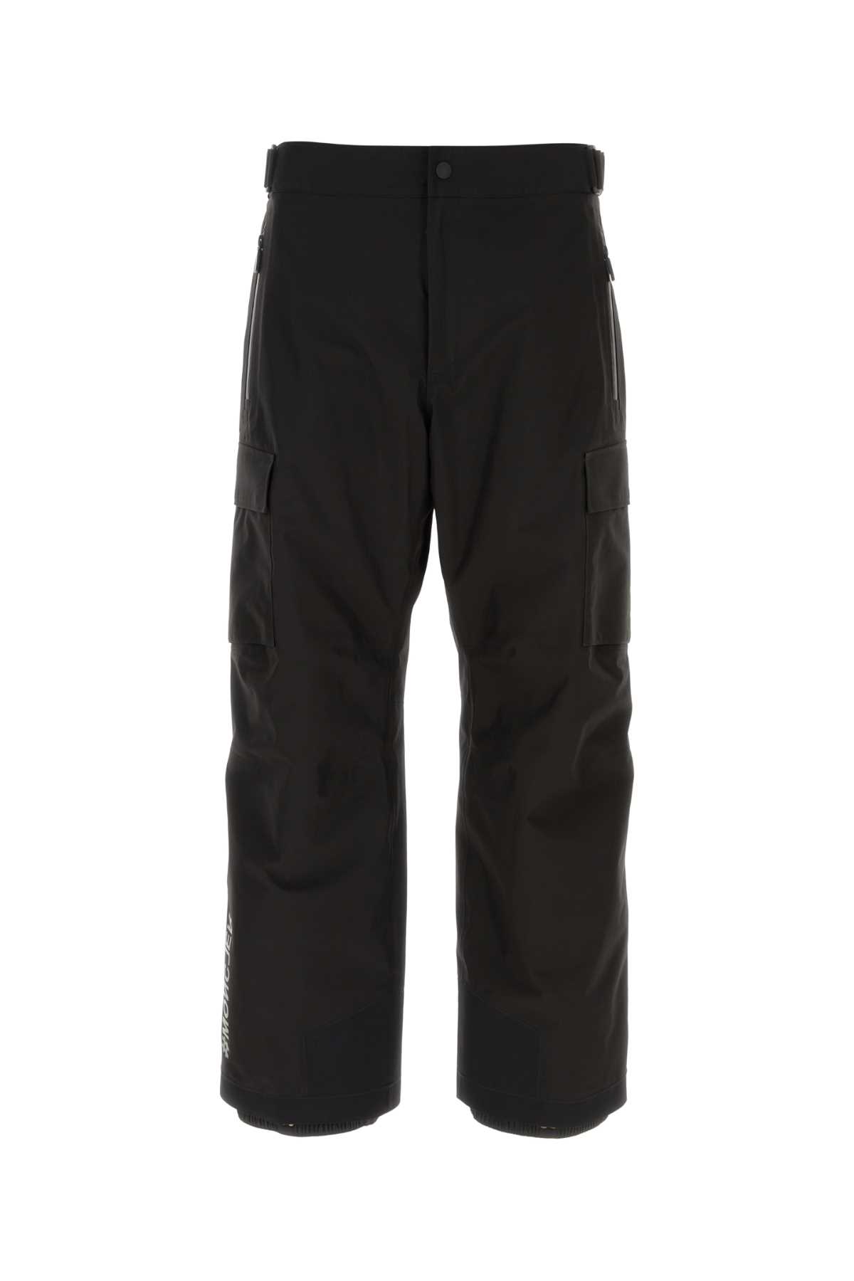 Black Polyester Ski Pant