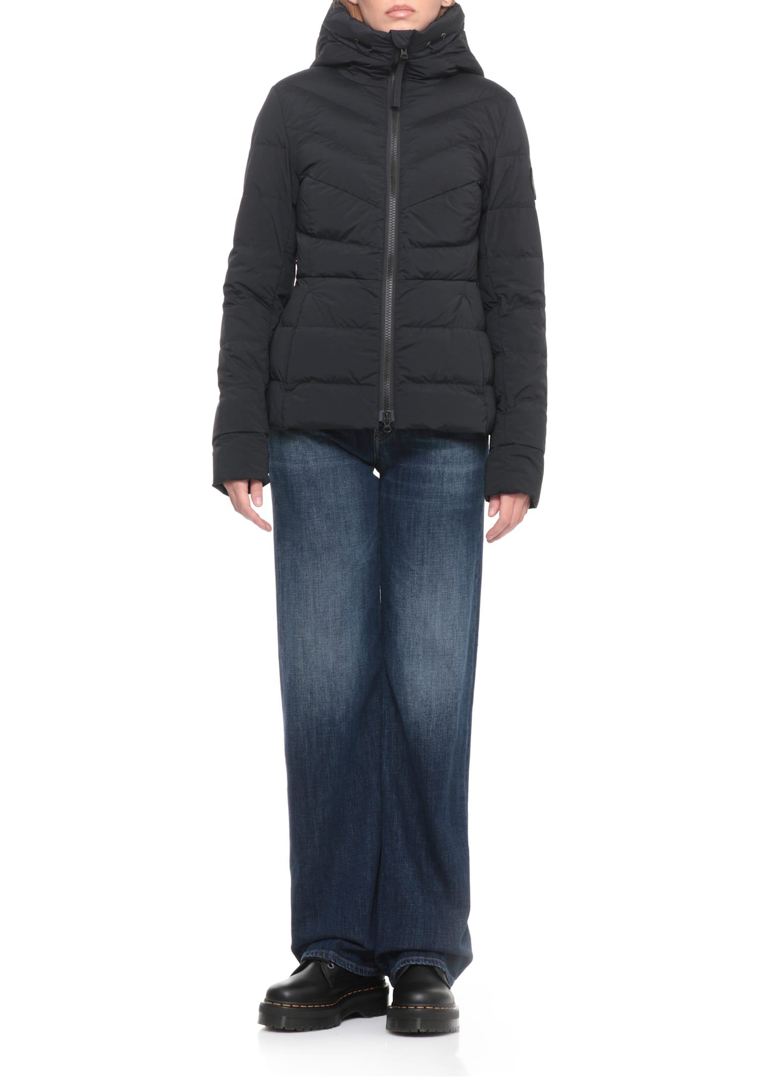 Canada Goose Clair Down Jacket In Black