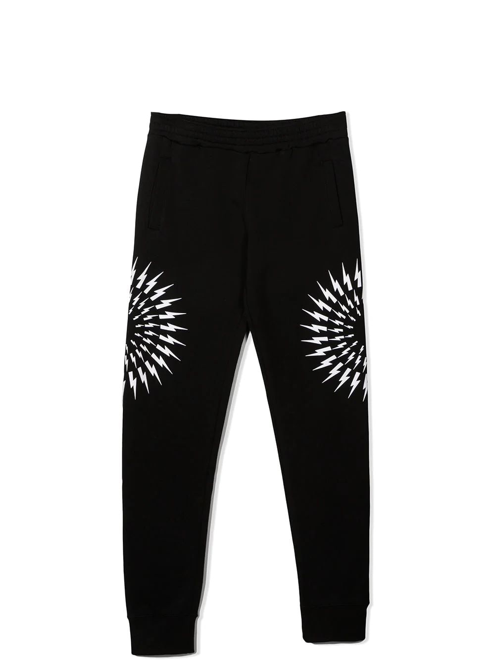 Click to view more detailed imagery on our partner's website Neil Barrett Kids' Print Track Trousers In Black