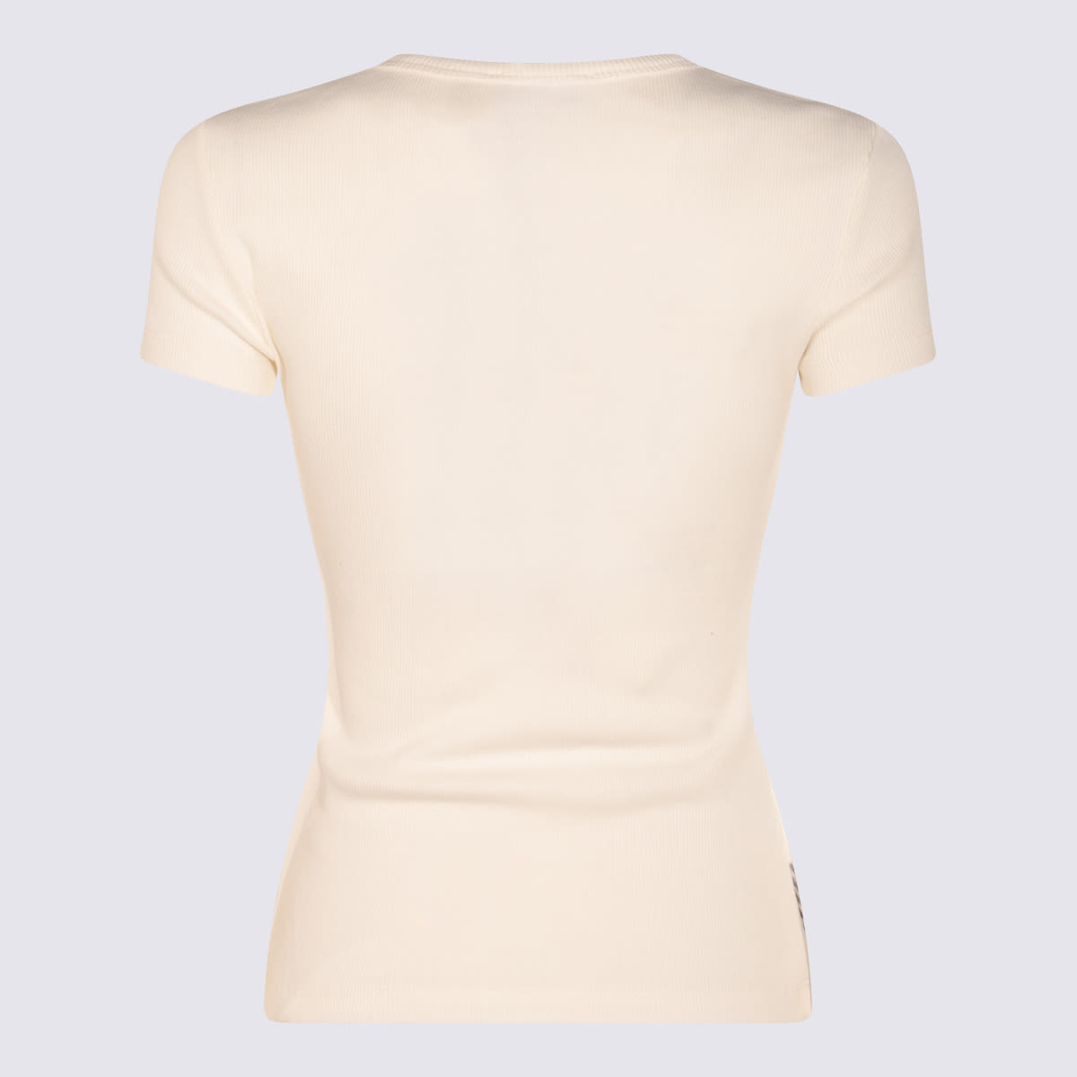 Blumarine White And Black T-shirt In Multi