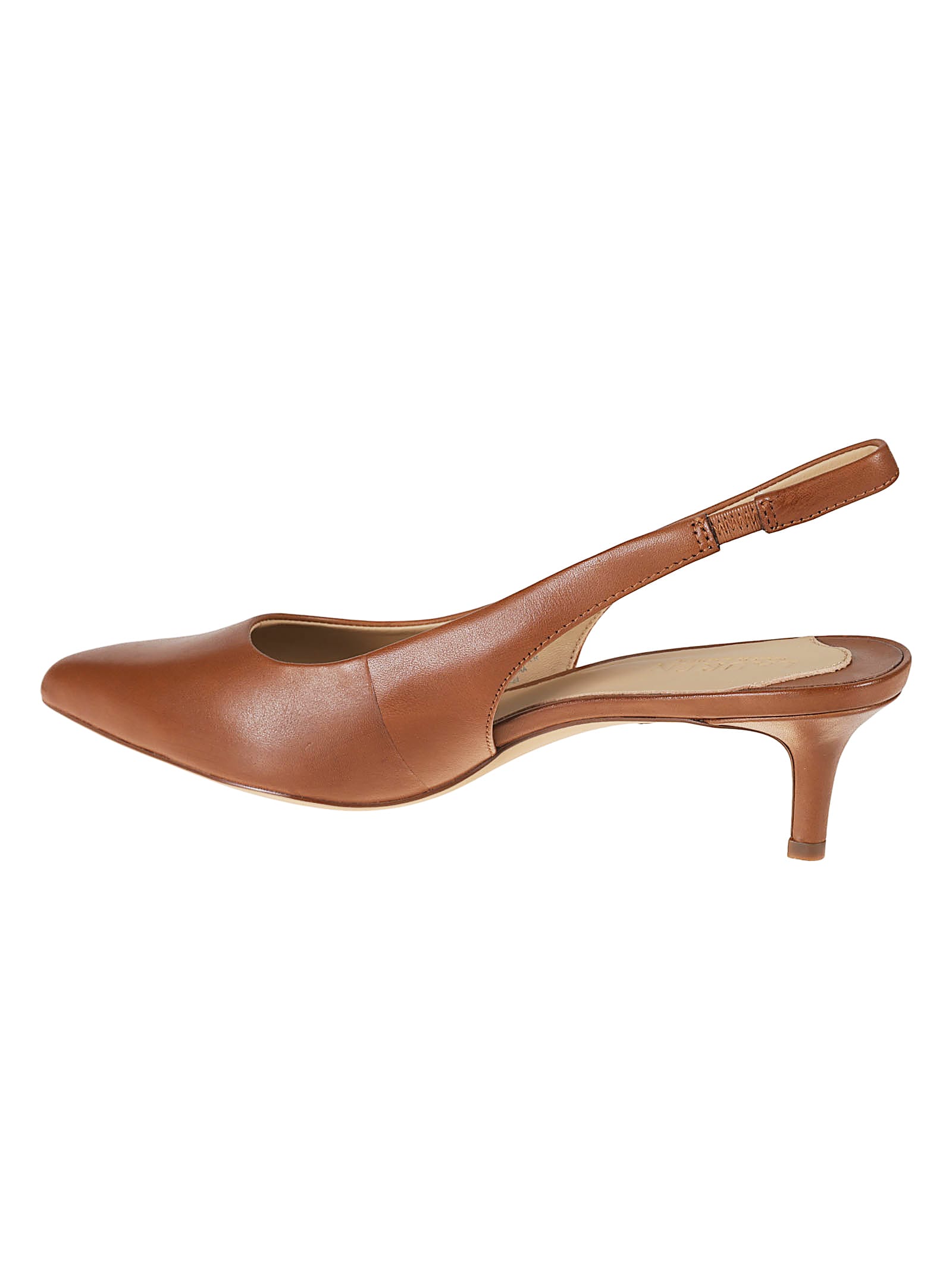 Polo Ralph Lauren 50mm Leather Slingback Pumps