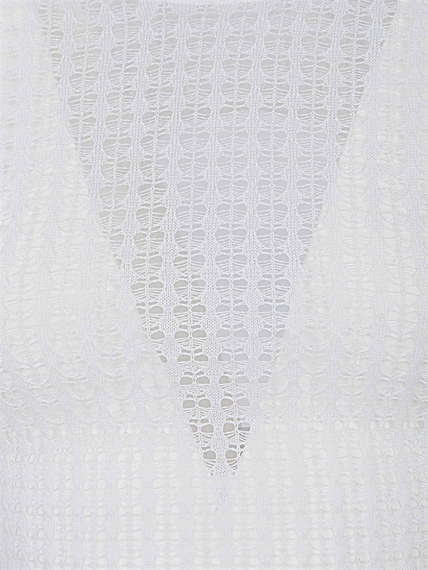 Shop Federica Tosi White Mesh Mini Dress