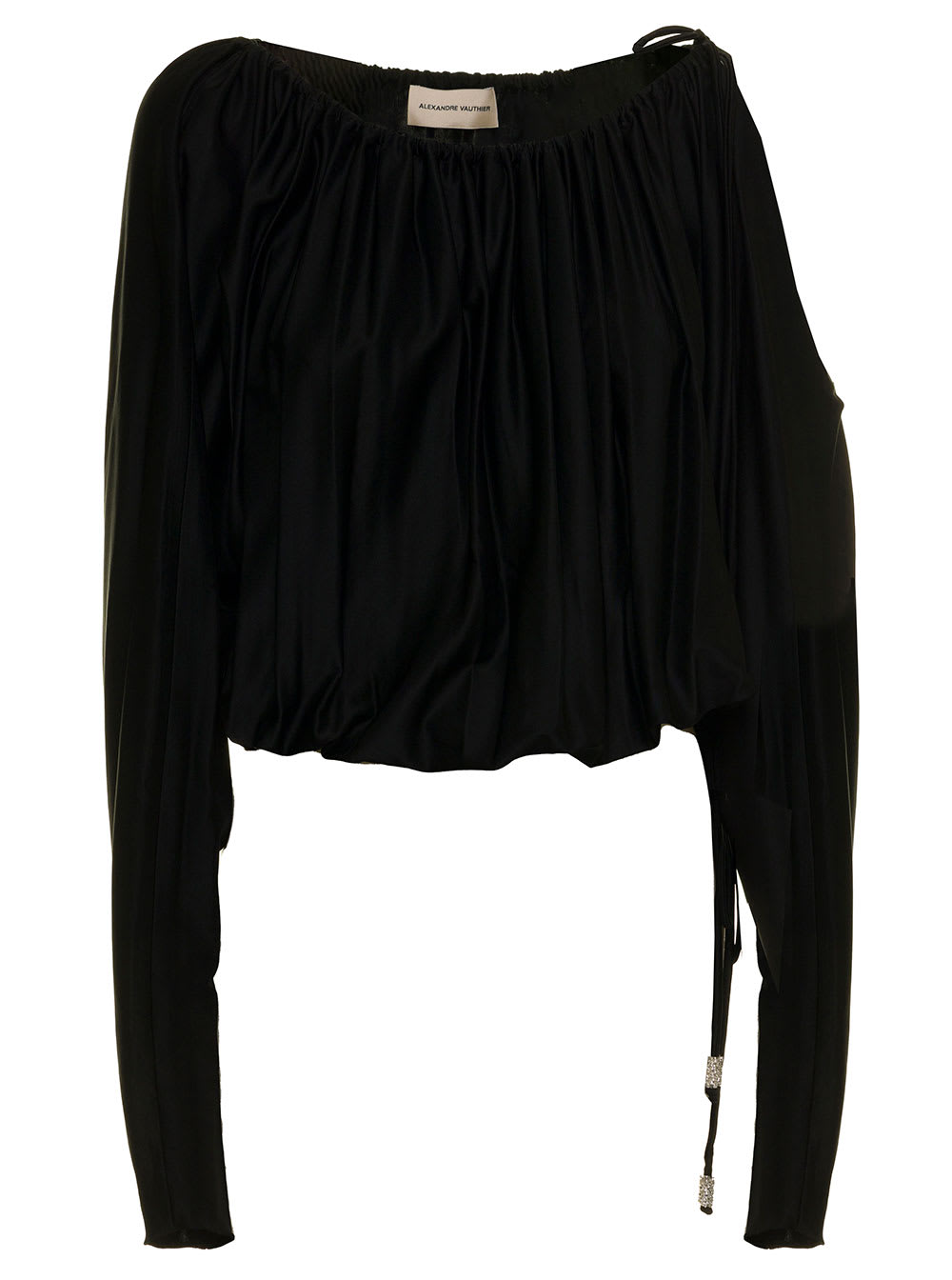 Alexandre Vauthier Womans Long Sleeve Shirt With Cut Out Detail
