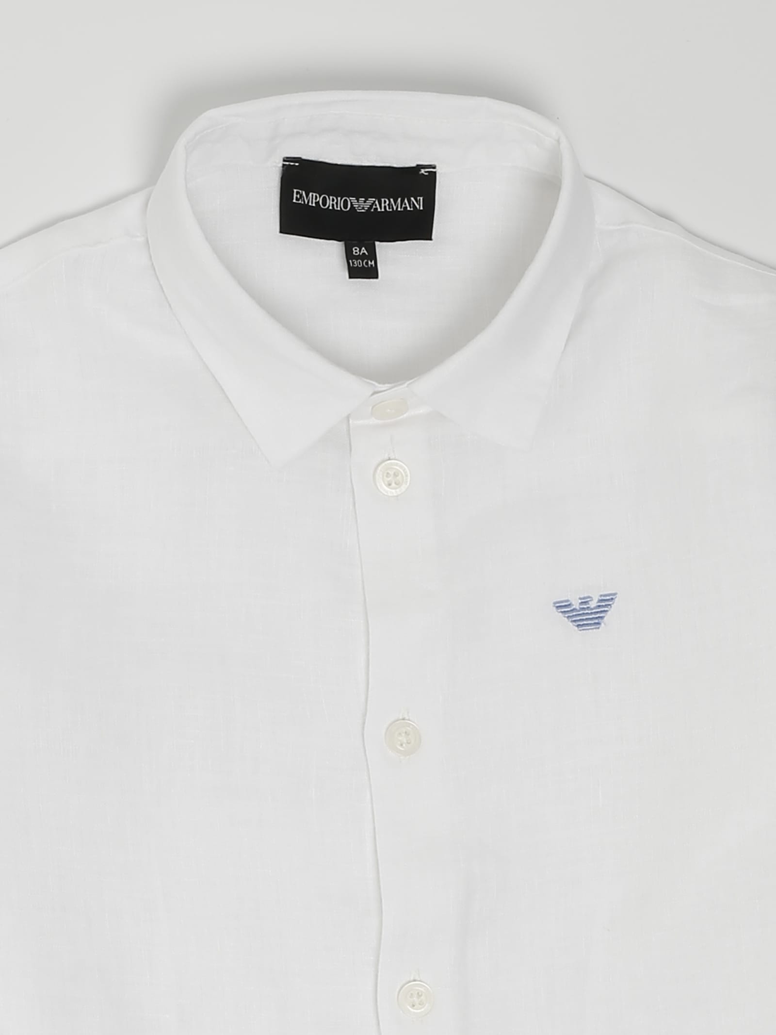 Shop Emporio Armani Shirt Shirt In Bianco
