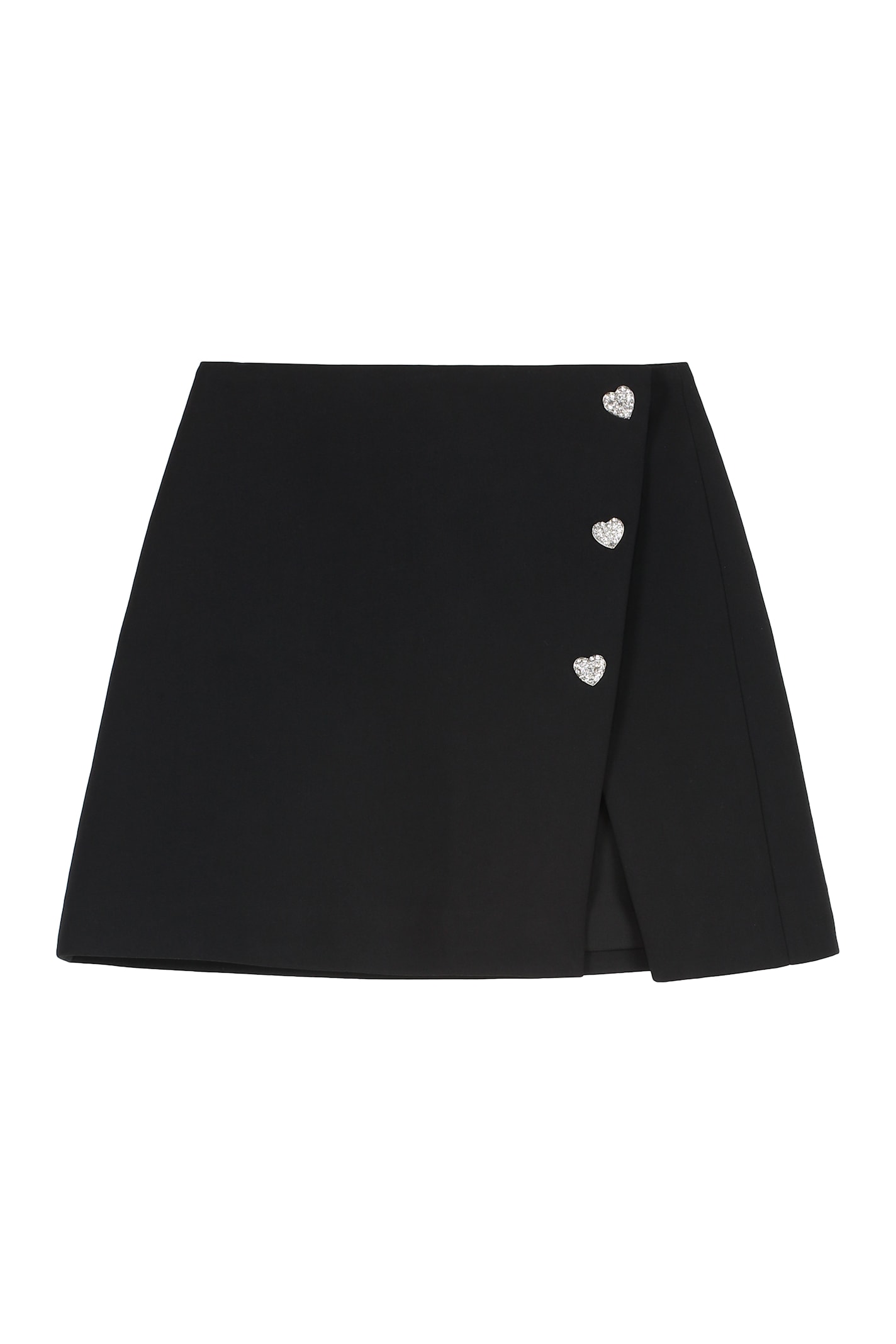Crepe Mini Skirt