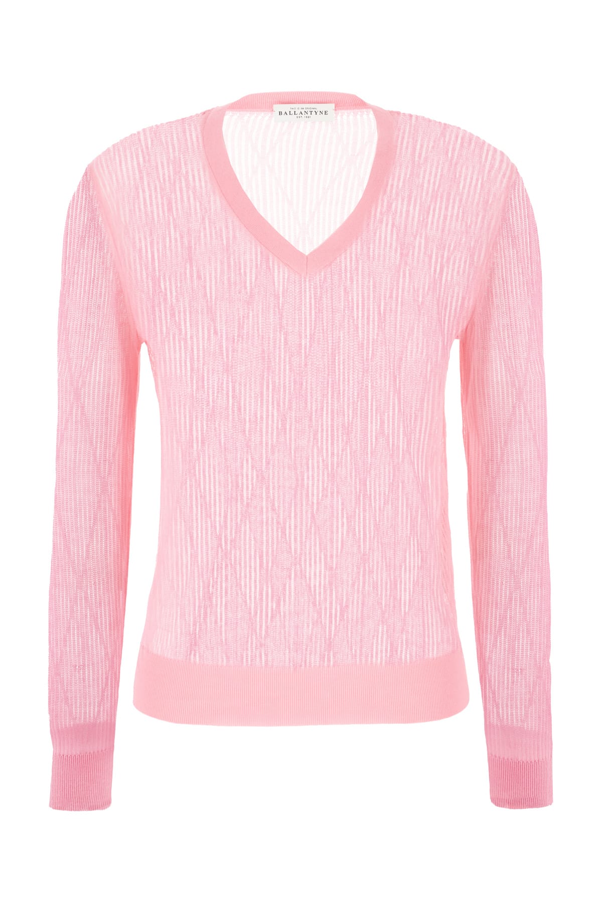 Fucsia Mesh Sweater