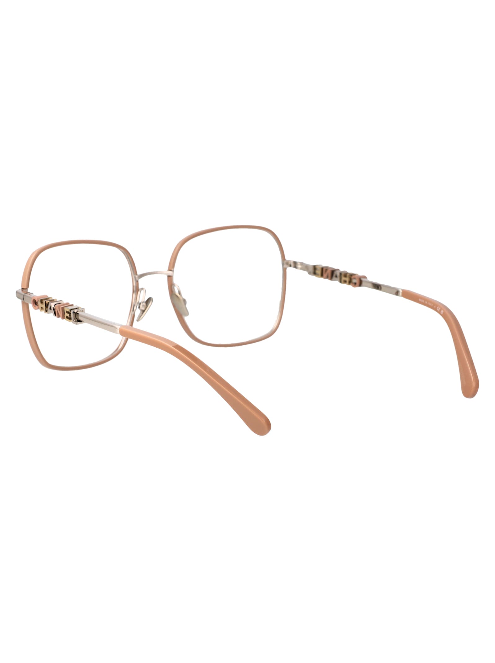 Pre-owned Chanel 0ch2215 Glasses In C261 Sand