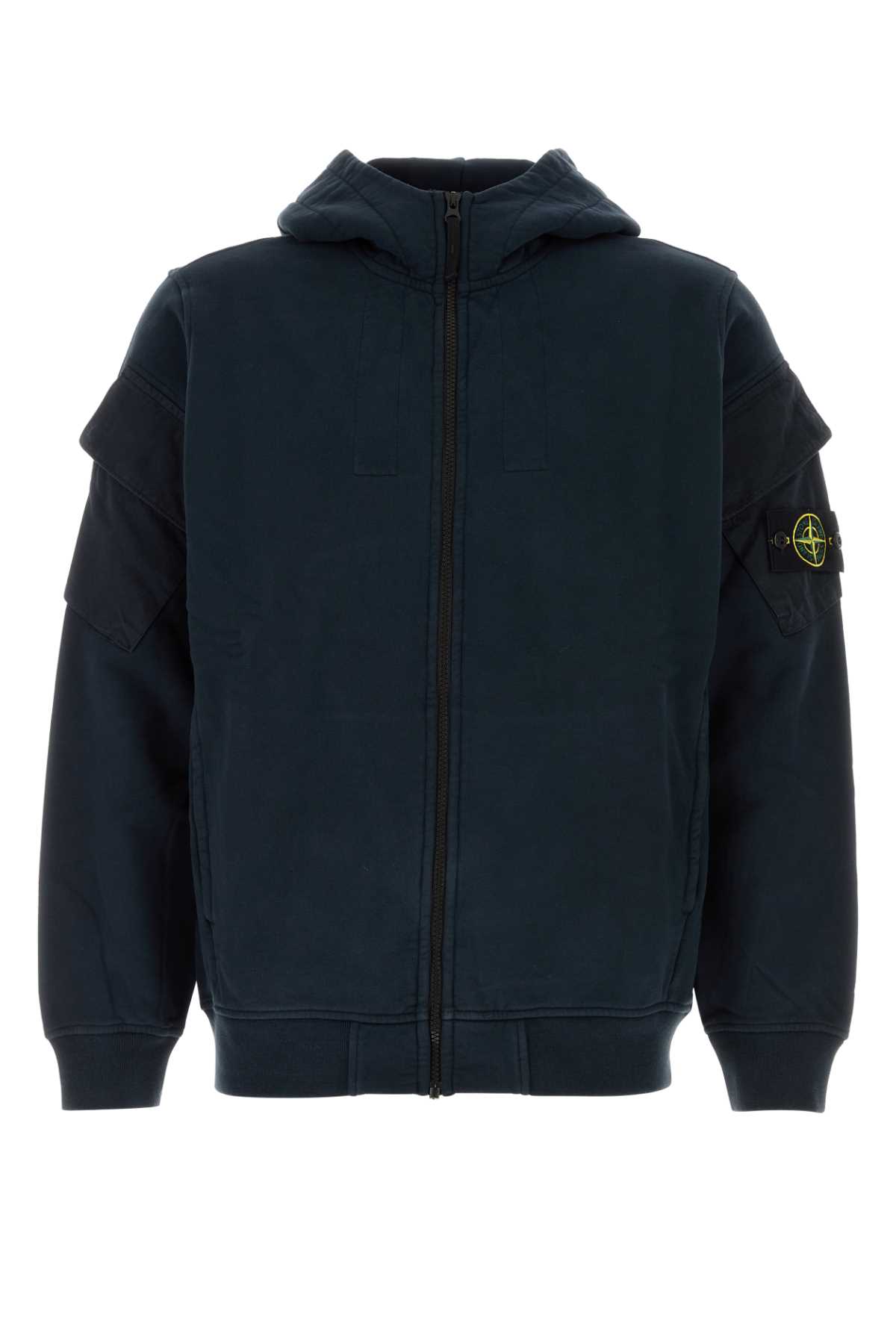 Midnight Blue Cotton Sweatshirt