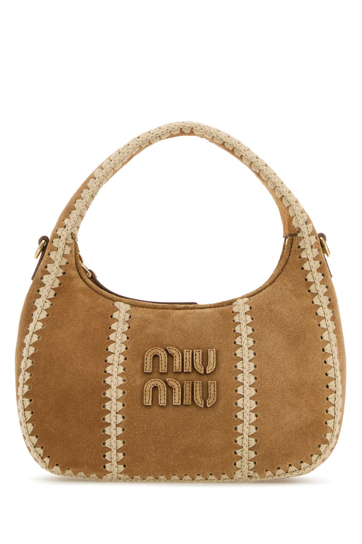 Beige Suede Handbag