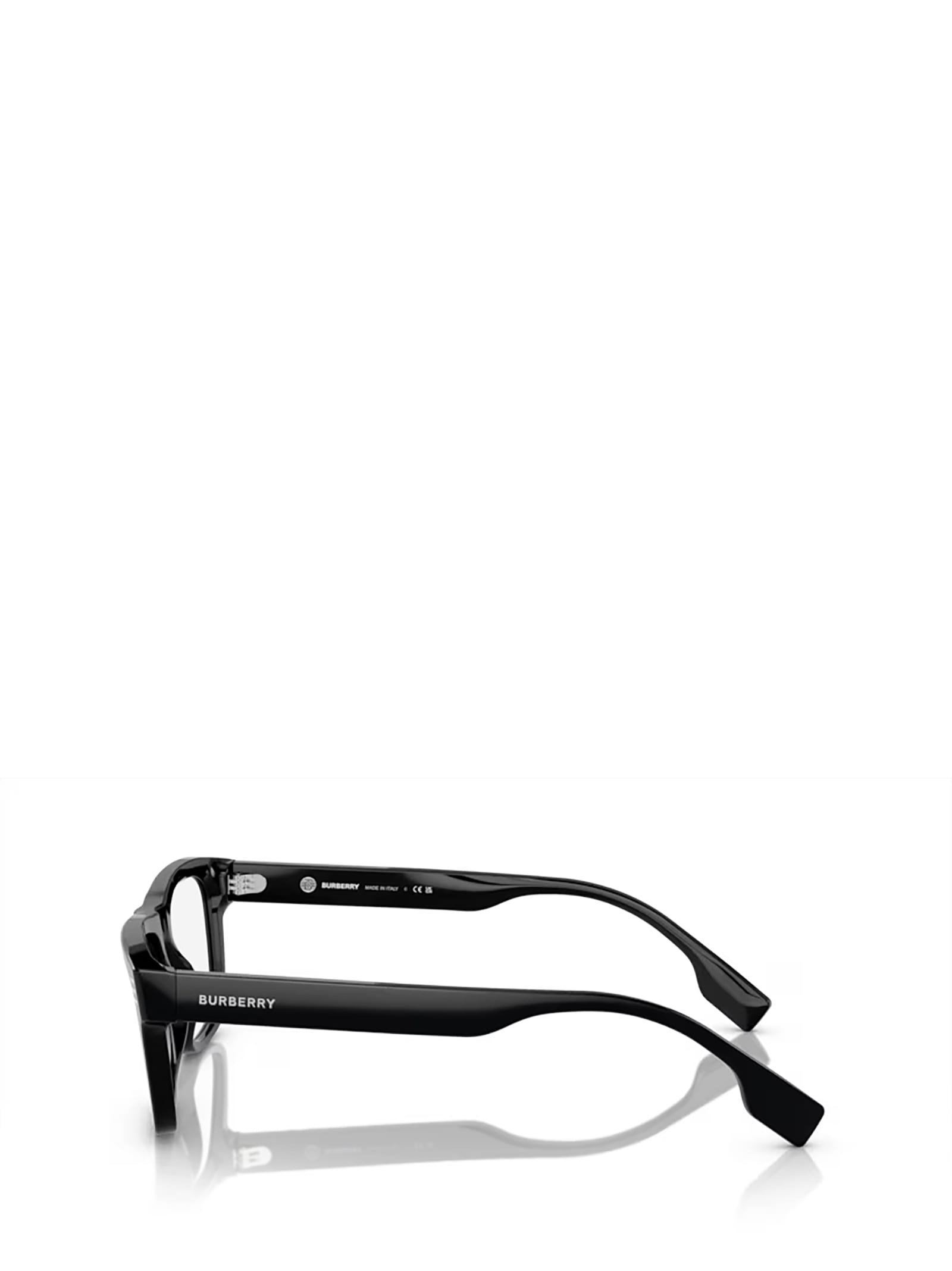 Shop Burberry Eyewear Be2387 Black Glasses