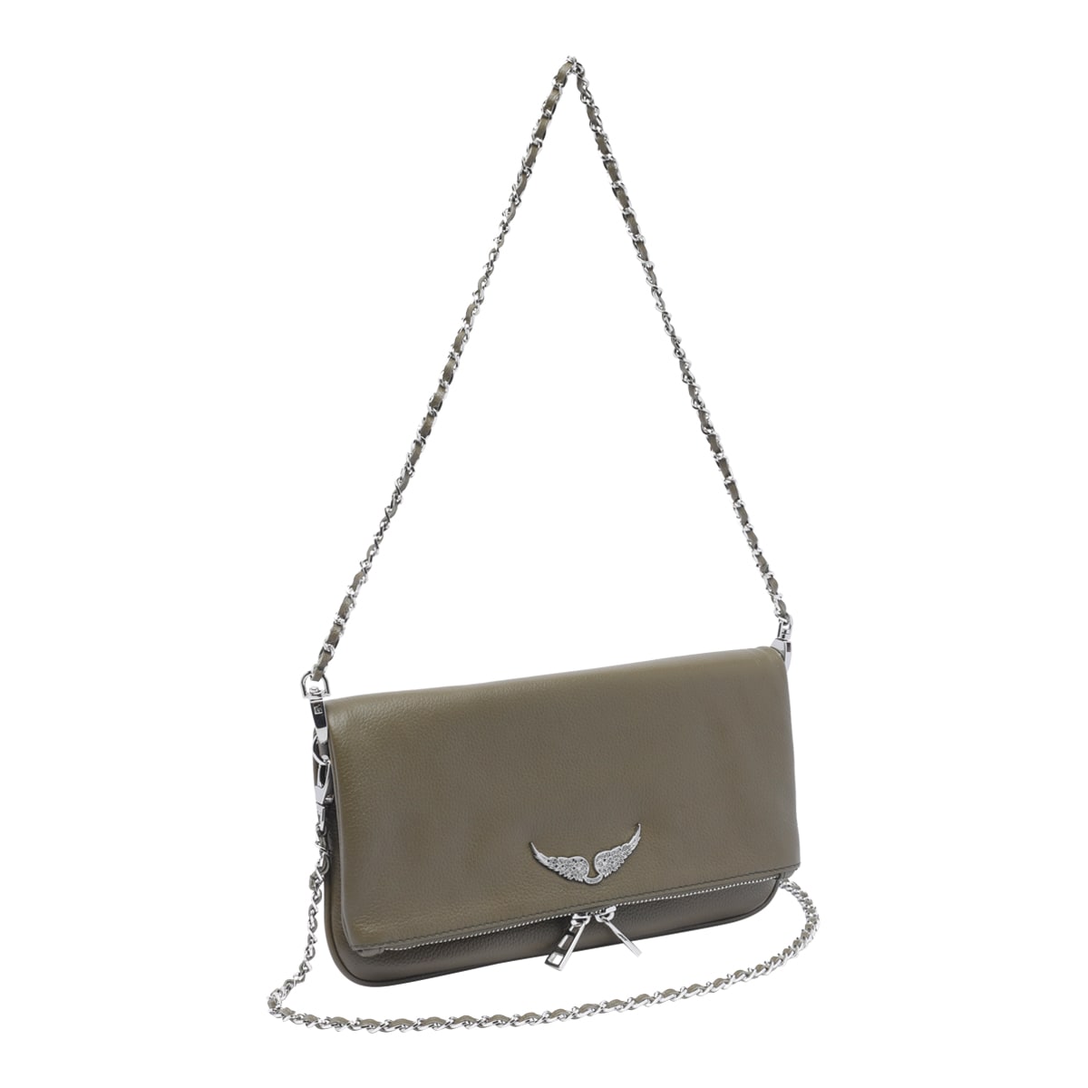 Zadig & Voltaire Rock Crossbody Bag In Green