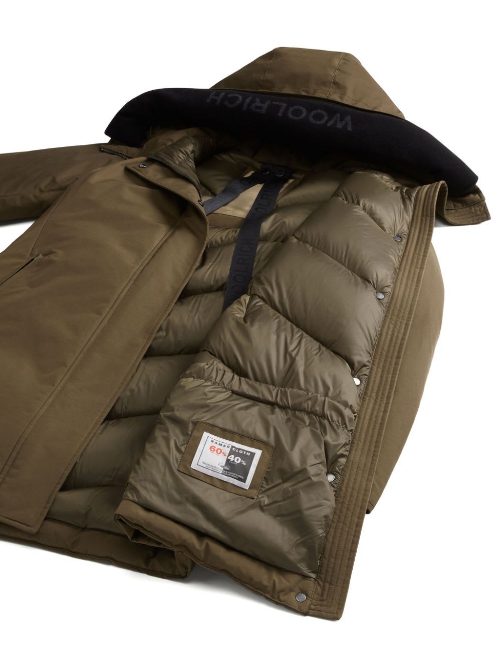 Shop Woolrich Ramar Arctic Parka In Dag Dark Green