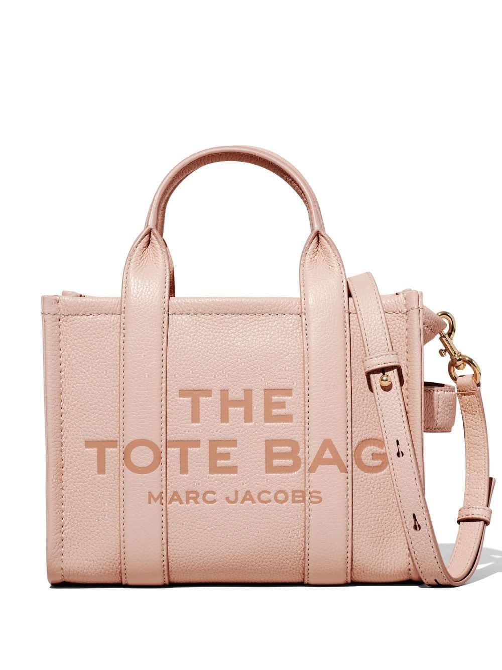 Marc Jacobs The Leather Mini Tote Bag in Pink