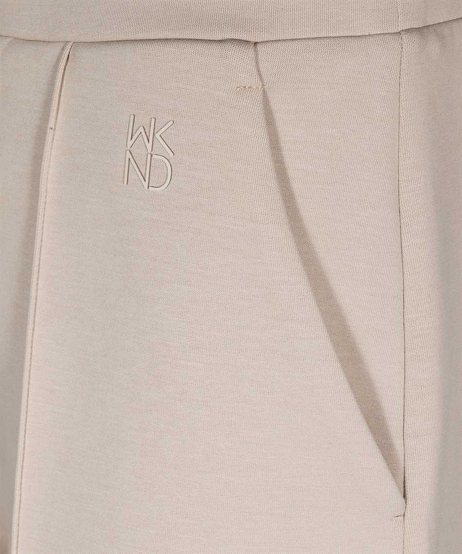Weekend Max Mara Embroidered-logo Trousers In Neutral