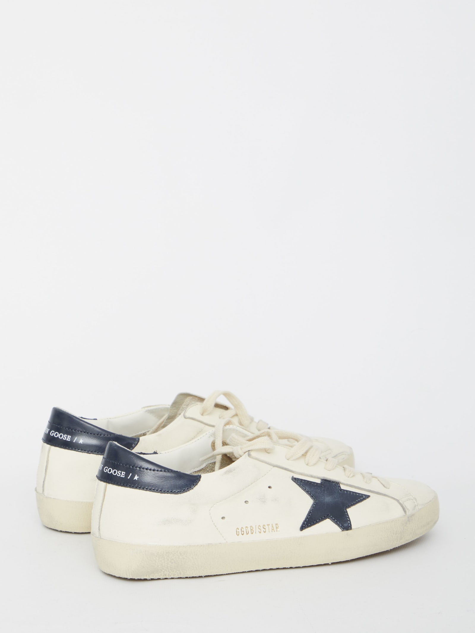 Shop Golden Goose Super-star Sneakers In Beige