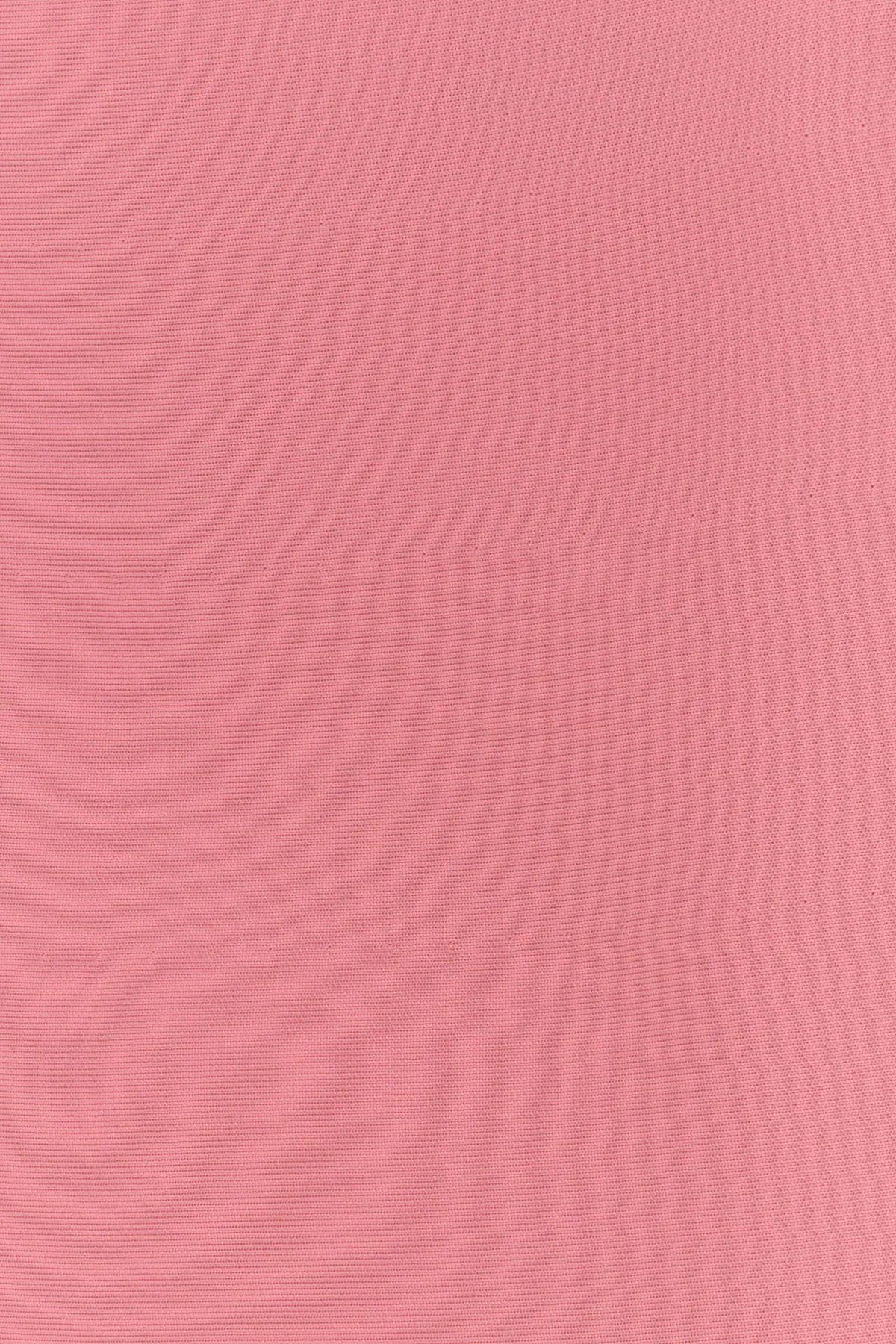 Shop Jil Sander Polyester Mini Skirt In Rosa