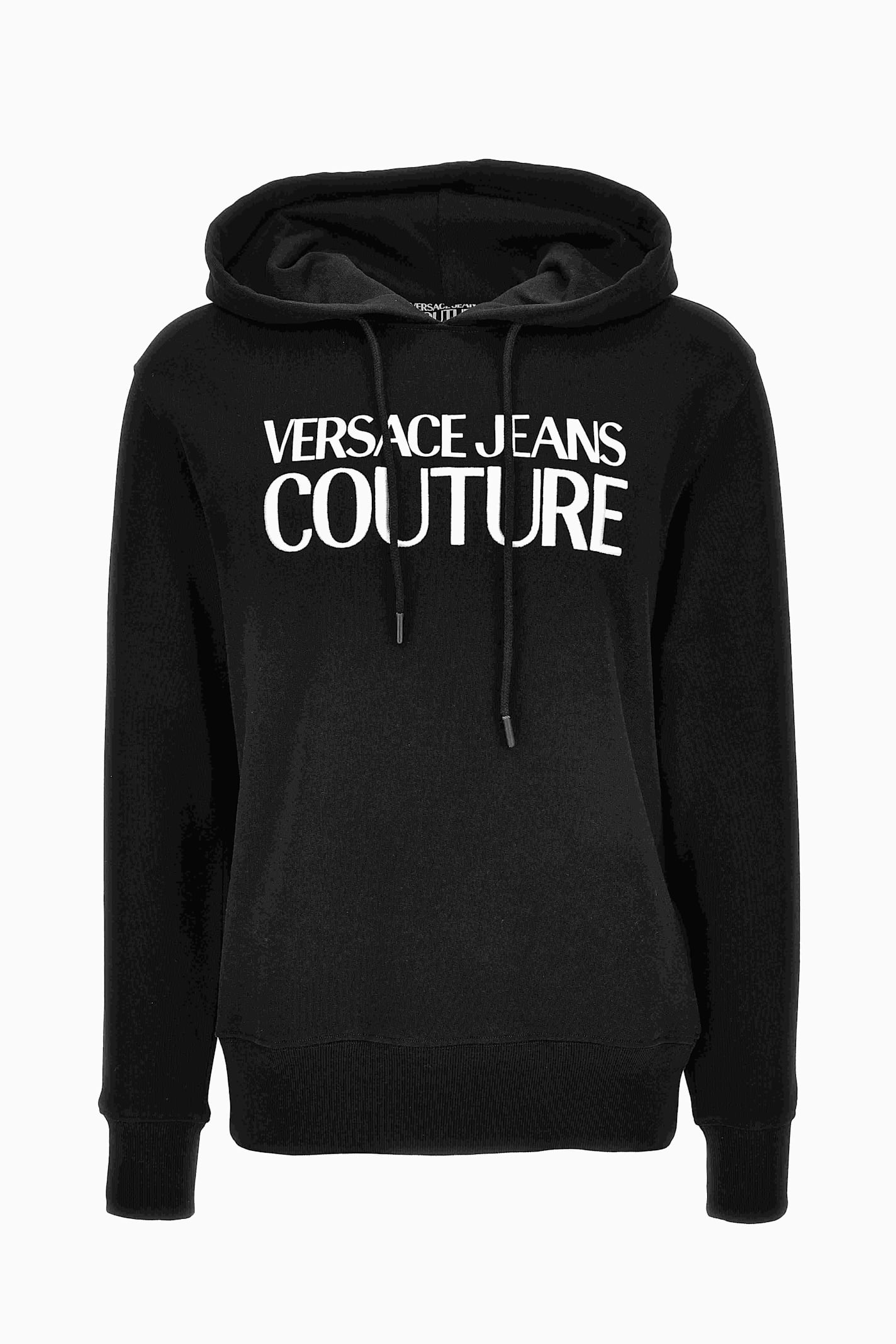 Shop Versace Jeans Couture Hoodie In Black