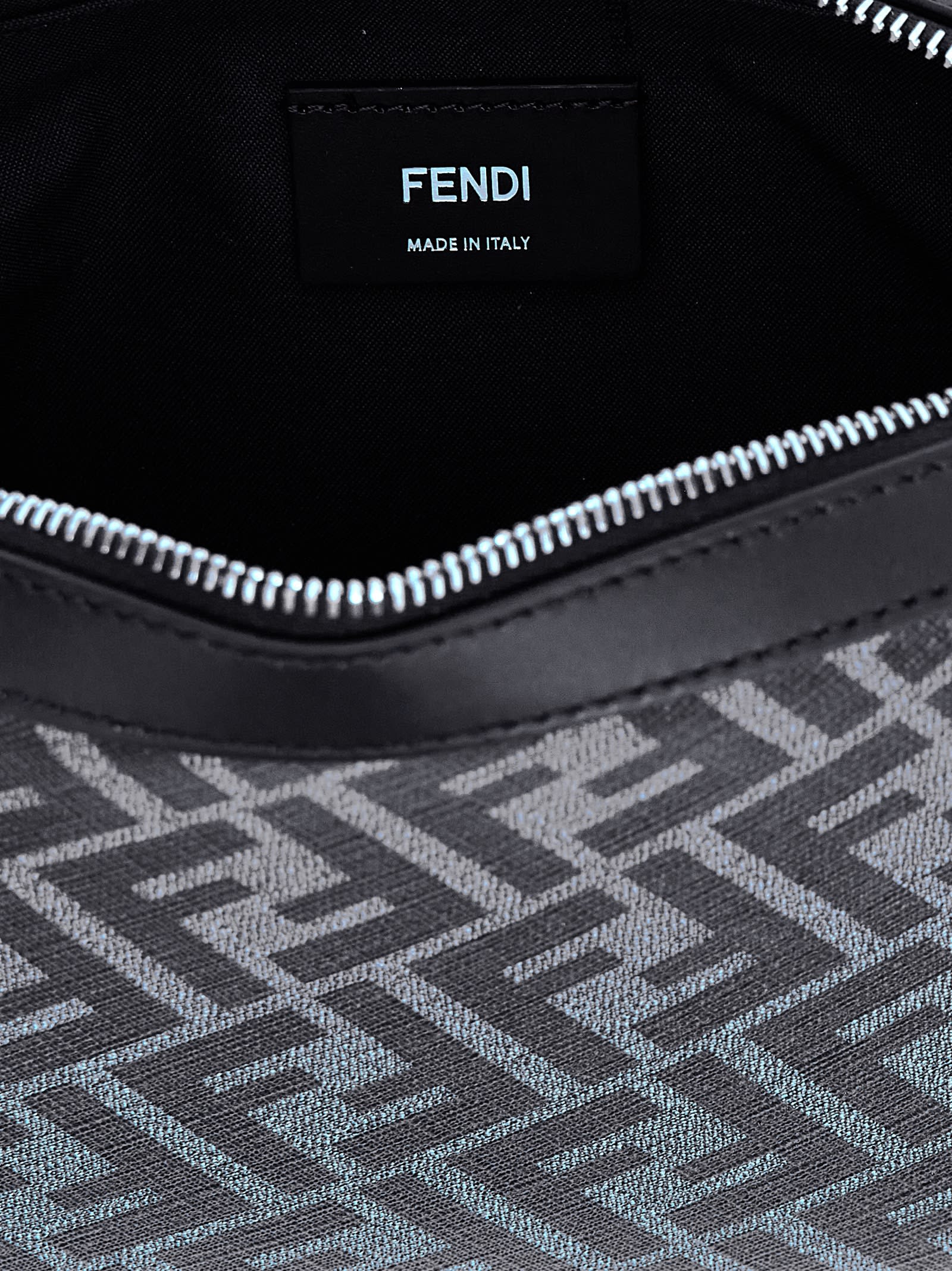 Shop Fendi Camera Shoulder Bag In Denim Blue