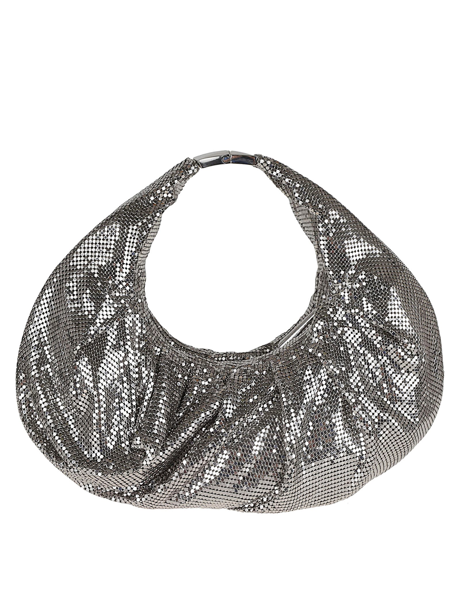 Benedetta Bruzziches Yennefer Chainmail Tote Bag In Silver